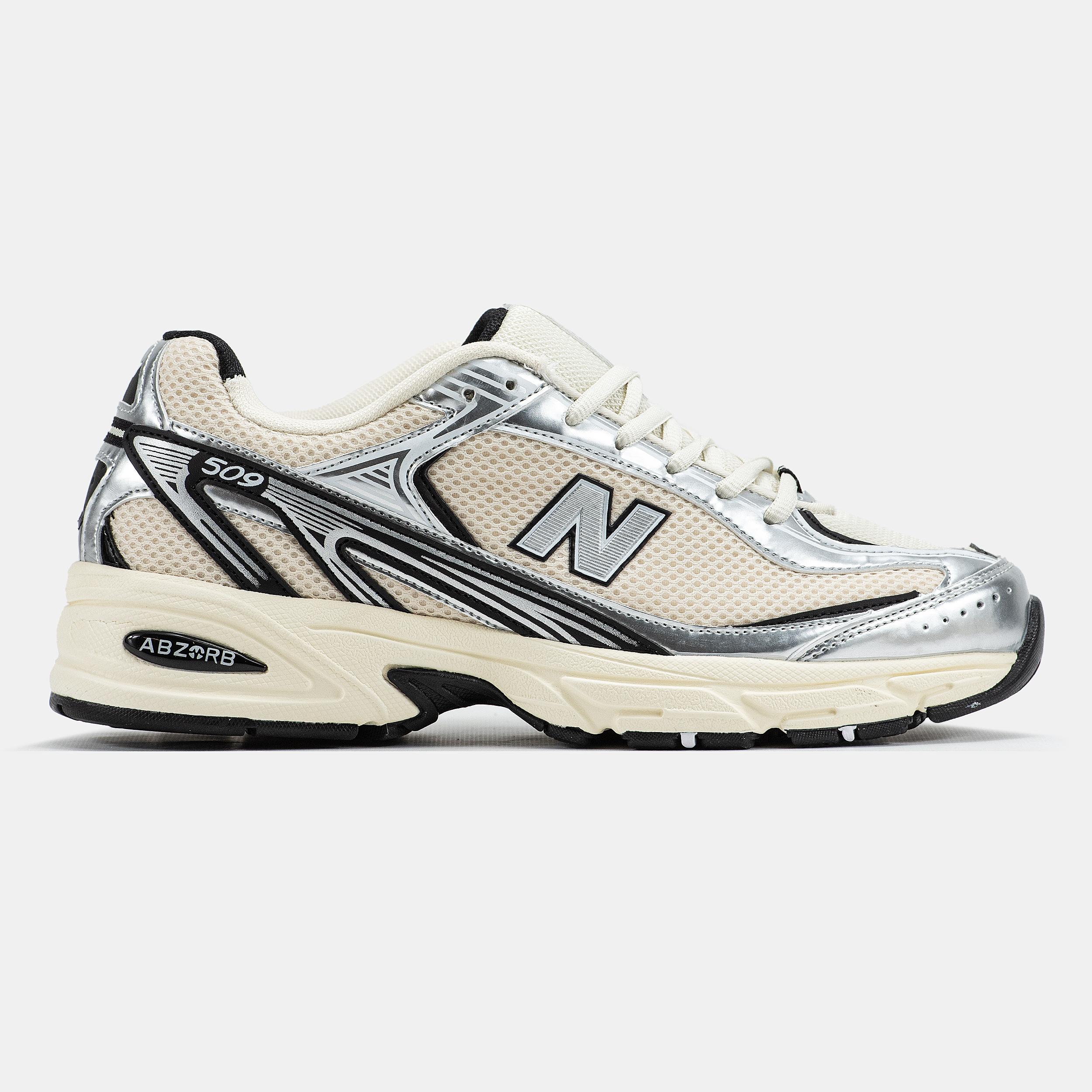 New Balance 509 Cream Silver Black - изображение 6
