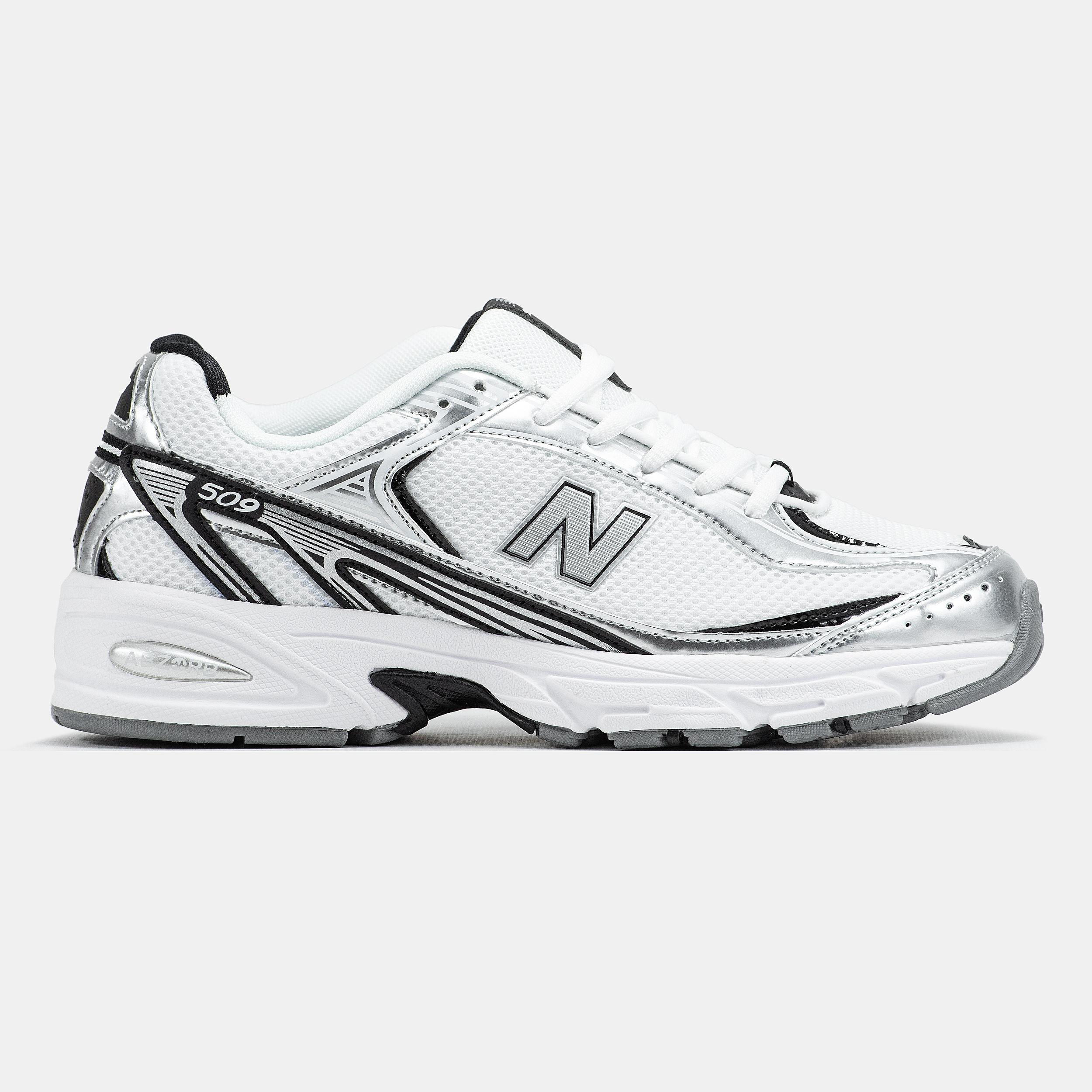 New Balance 509 White Silver Black - изображение 4
