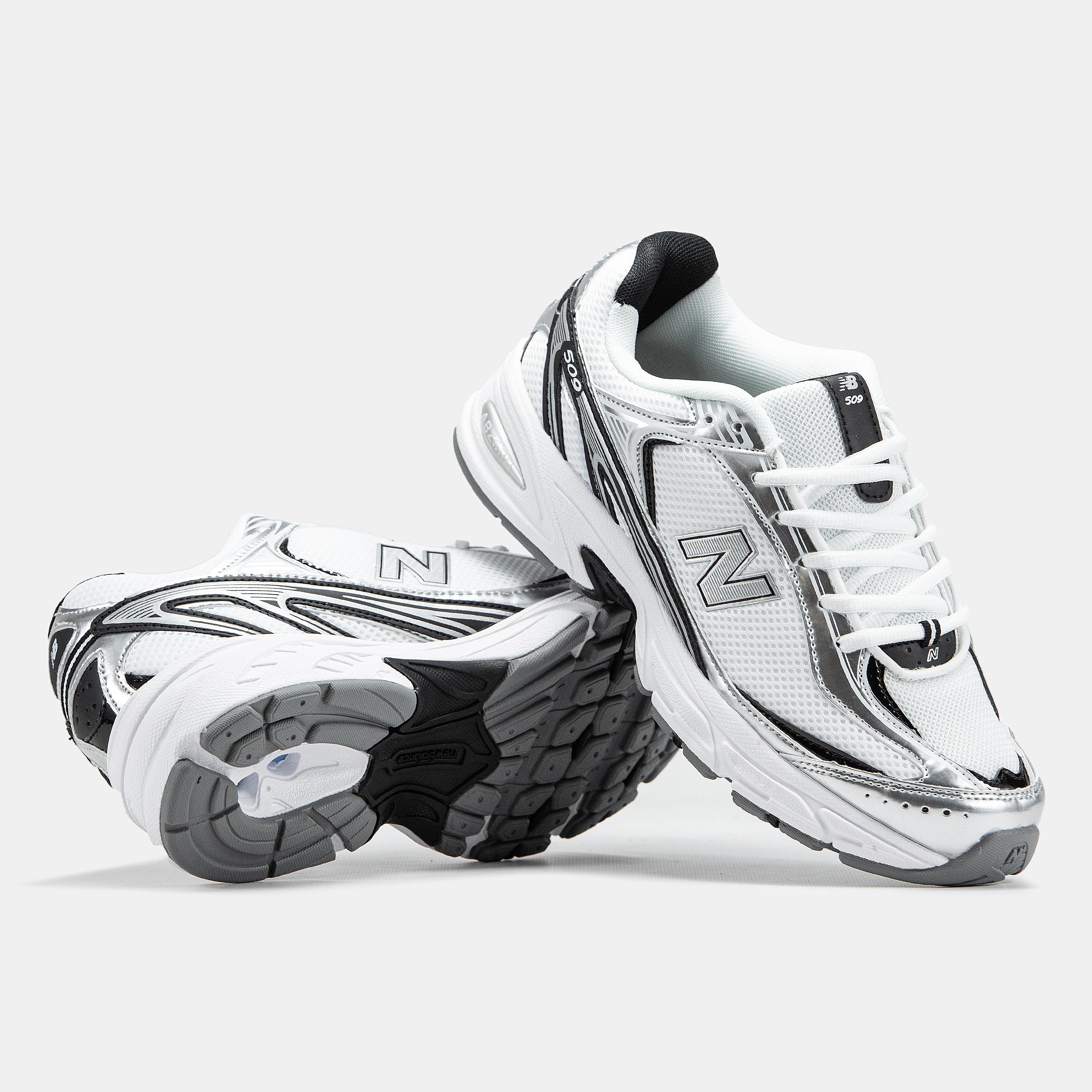 New Balance 509 White Silver Black - изображение 7