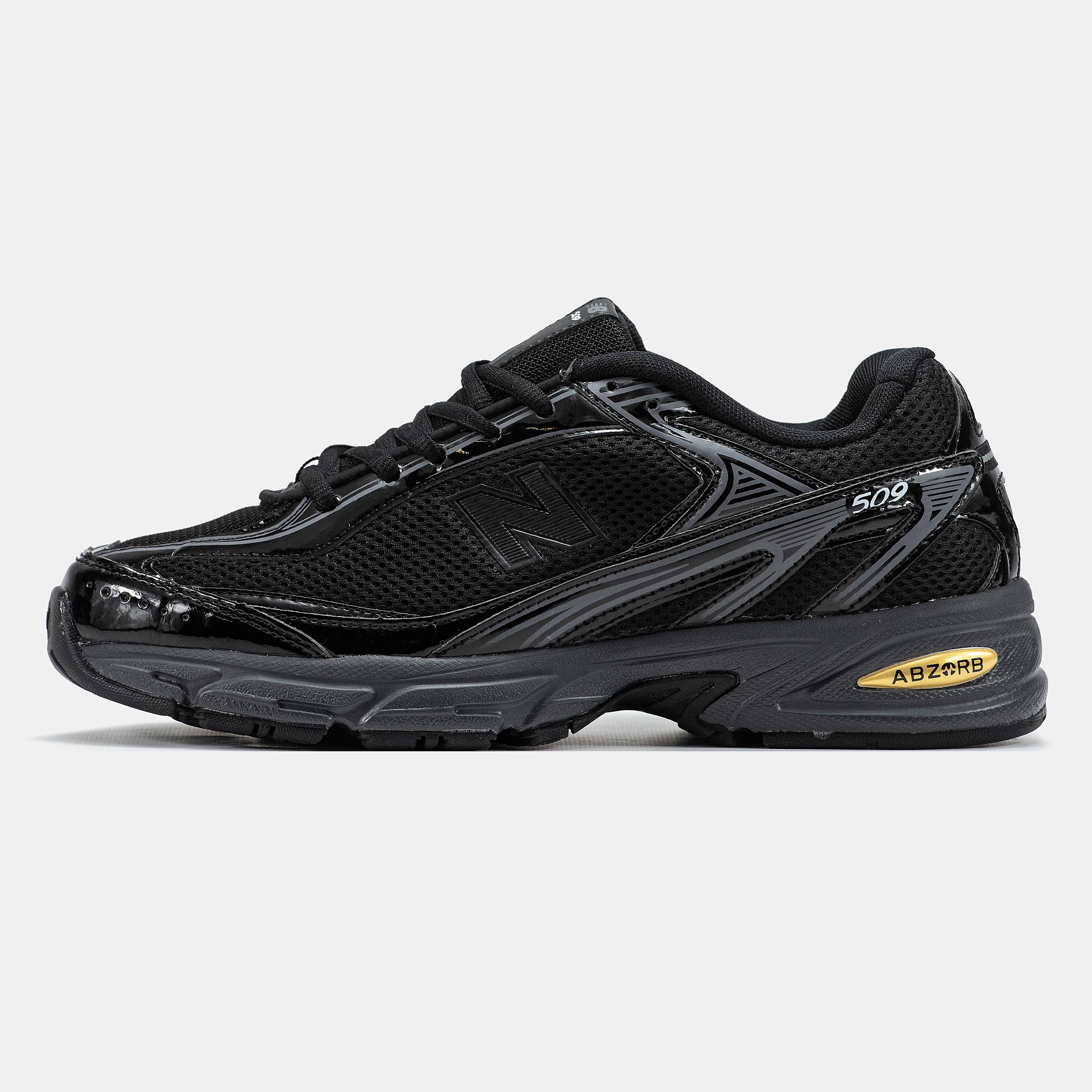 New Balance 509 Triple Black Gloss