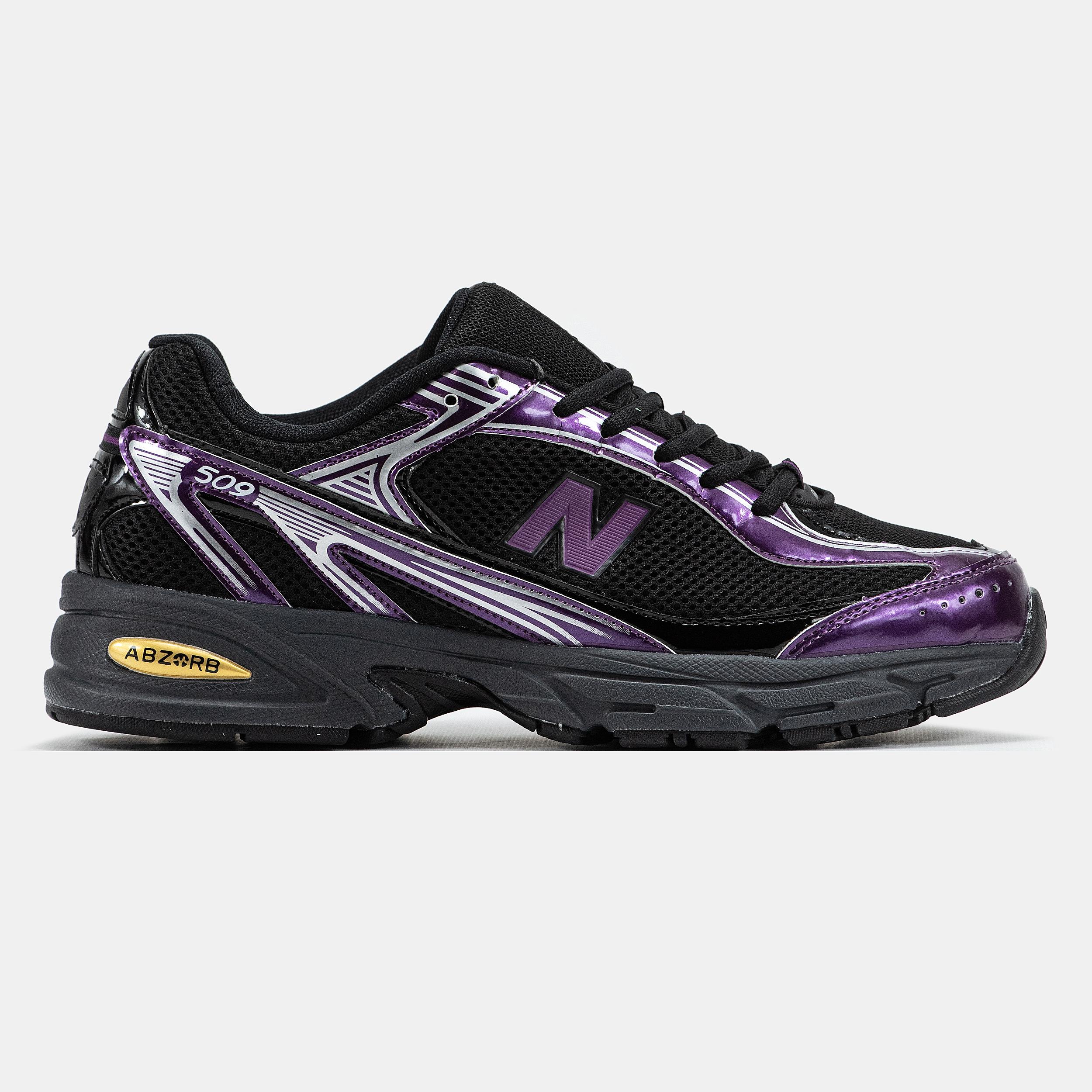 New Balance 509 Black Purple Gloss - изображение 4