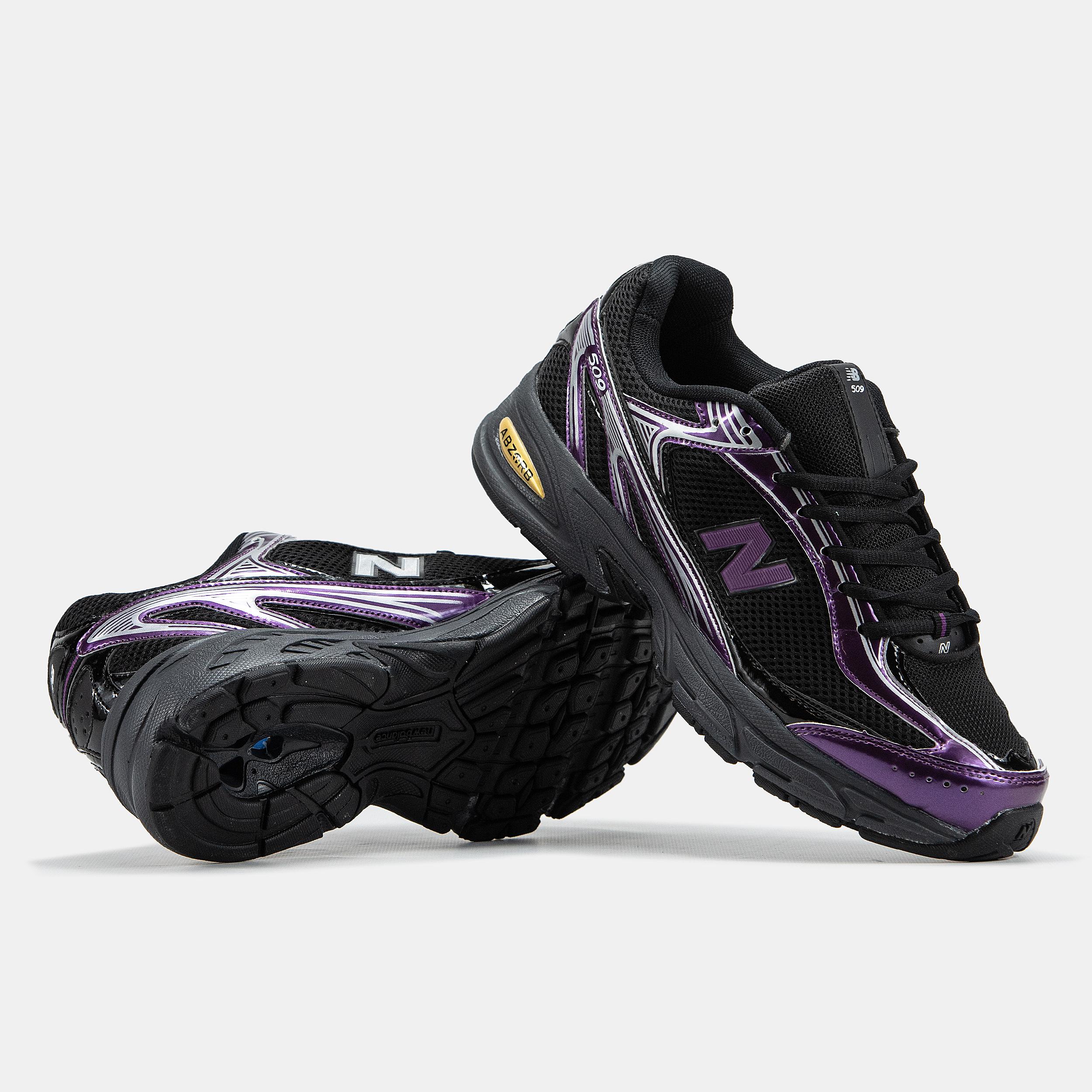 New Balance 509 Black Purple Gloss - изображение 7