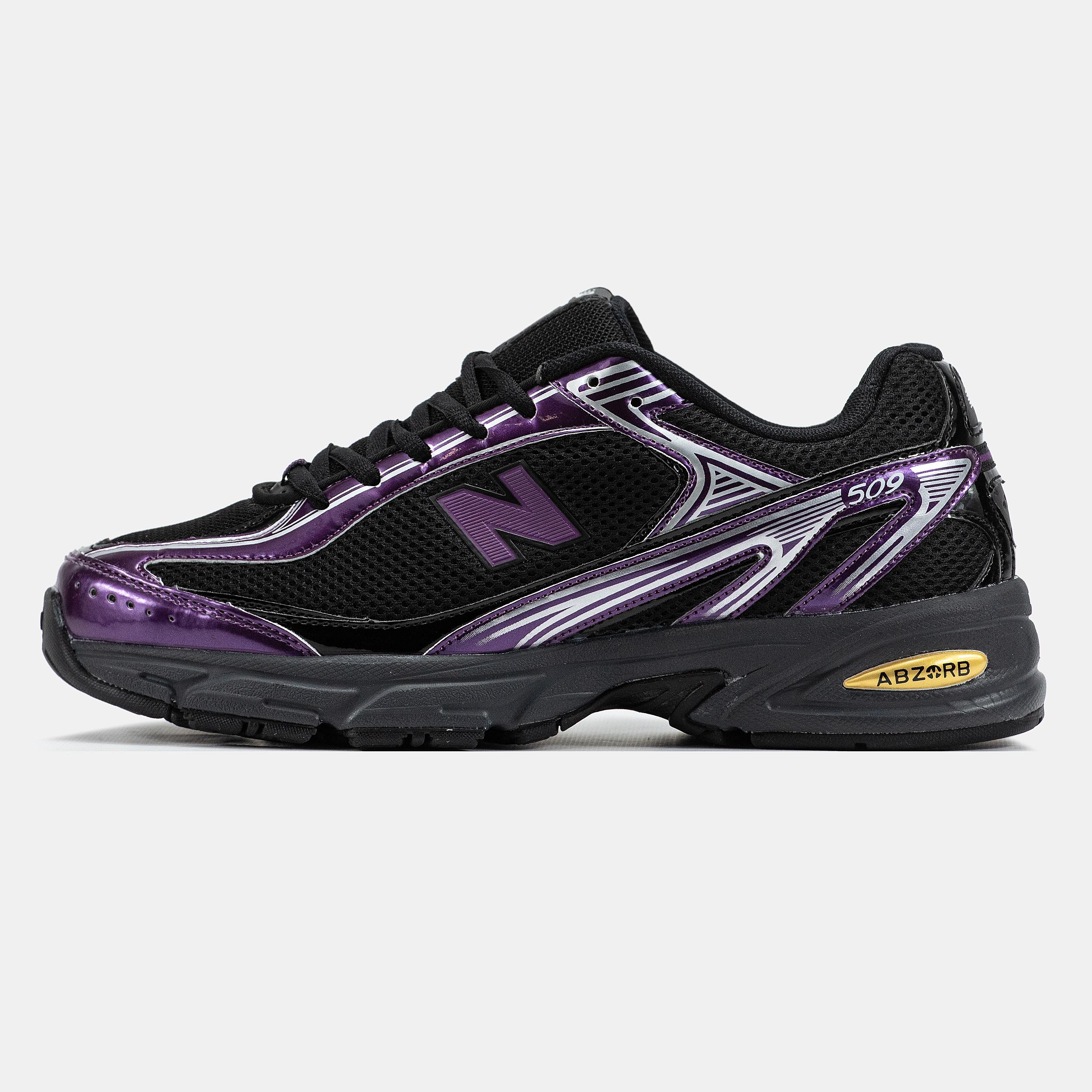 New Balance 509 Black Purple Gloss