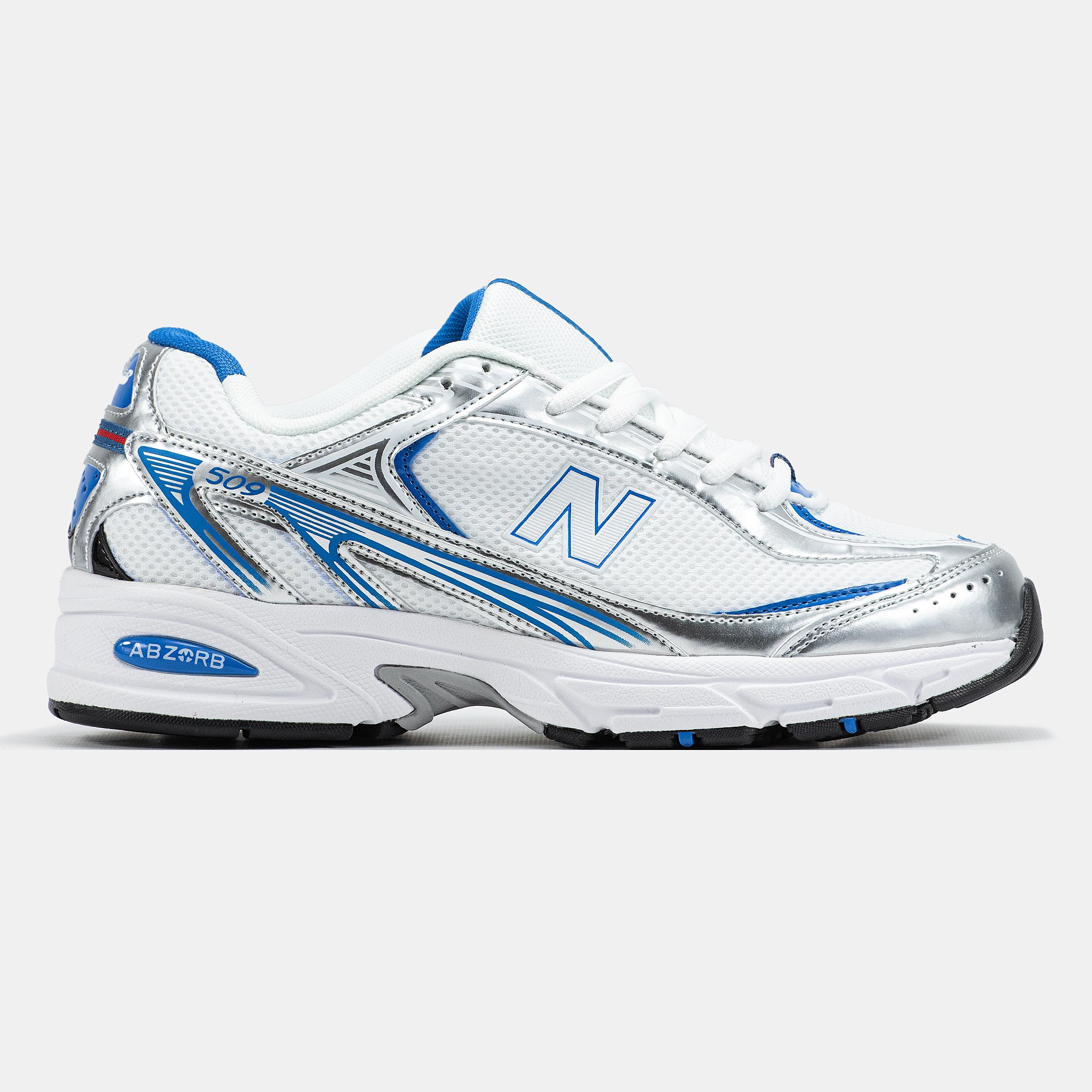 New Balance 509 White Silver Blue - изображение 4