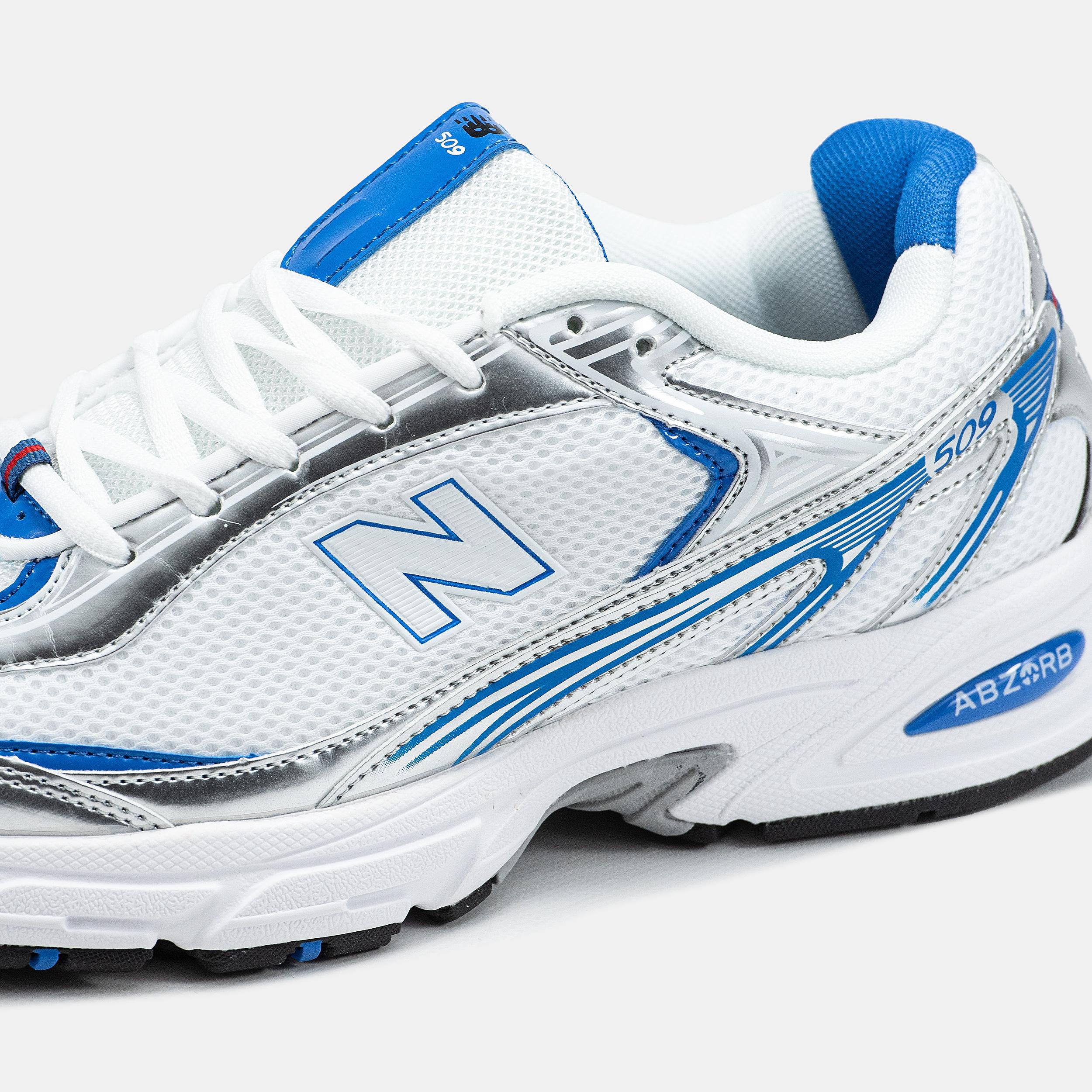 New Balance 509 White Silver Blue - изображение 6