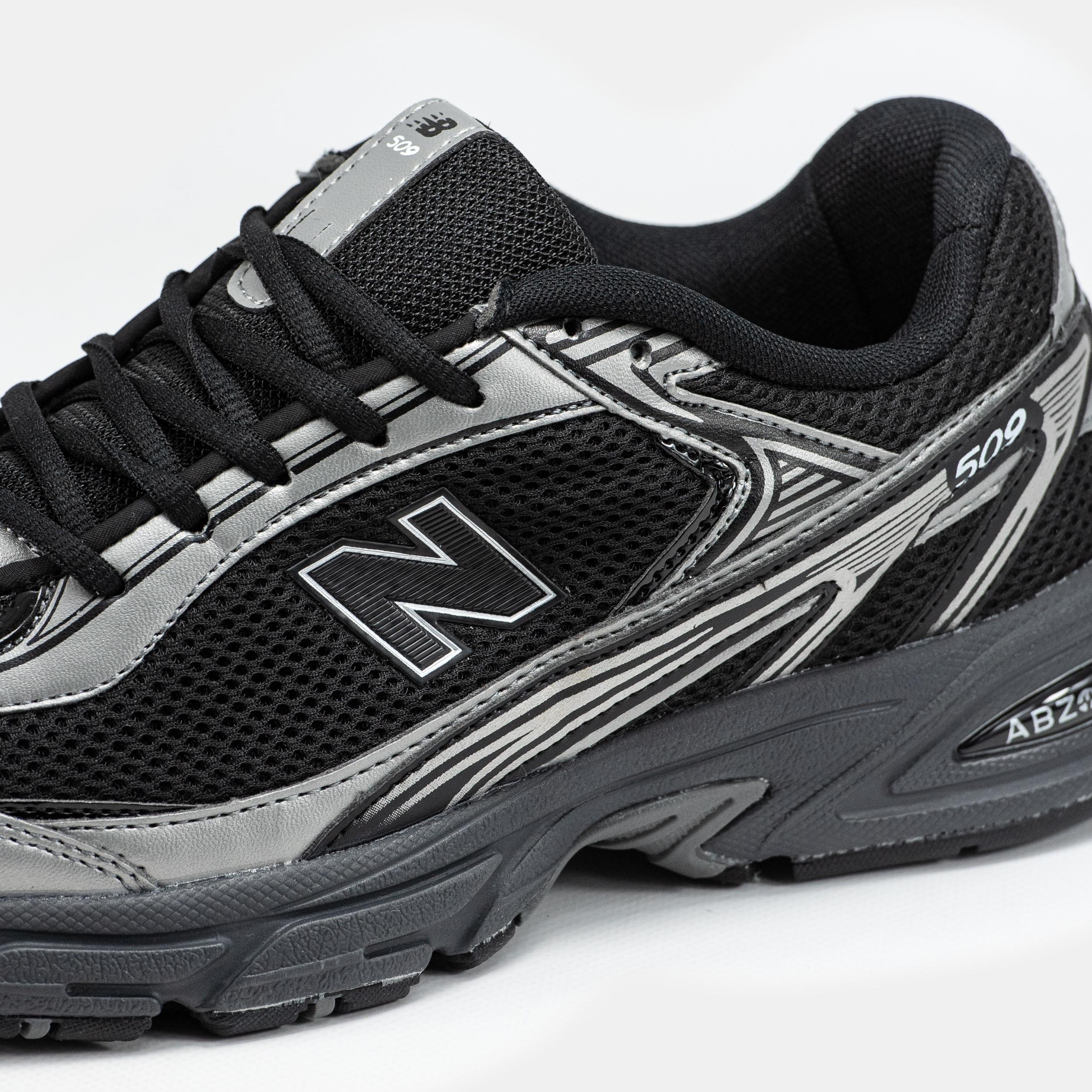New Balance 509 Black Silver Reflective - изображение 8