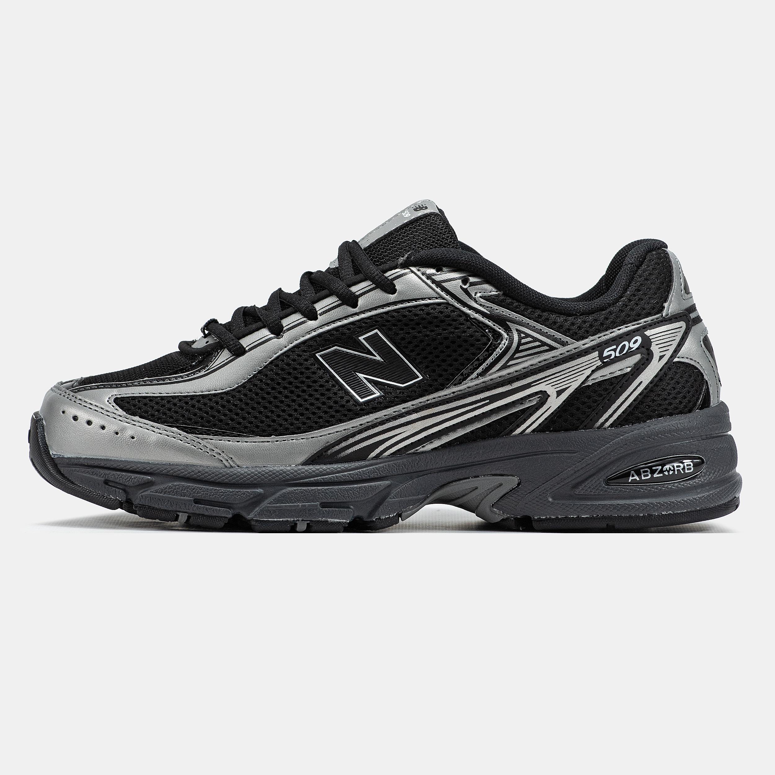 New Balance 509 Black Silver Reflective