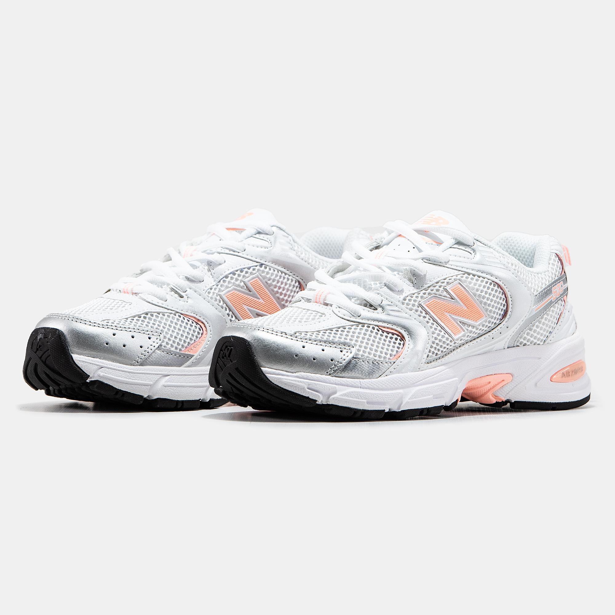 New Balance 530 White Silver Peach - изображение 5