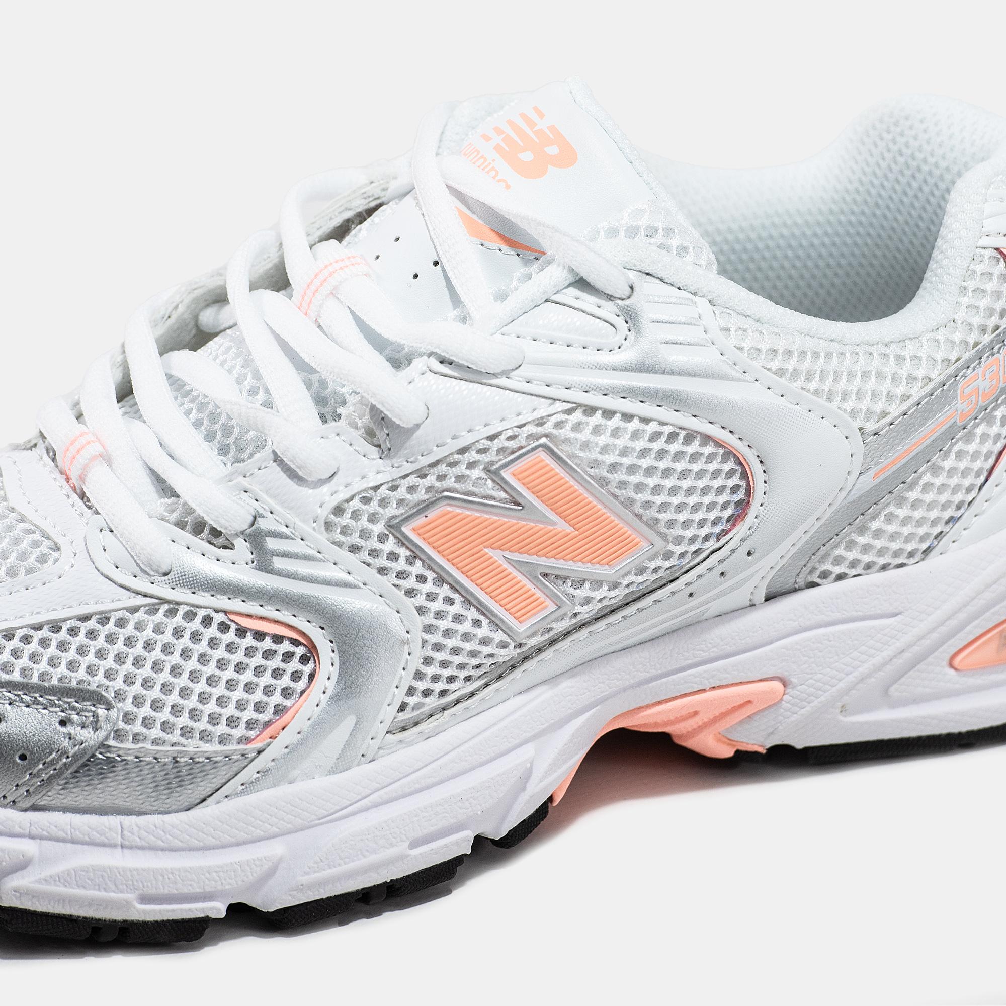 New Balance 530 White Silver Peach - изображение 7