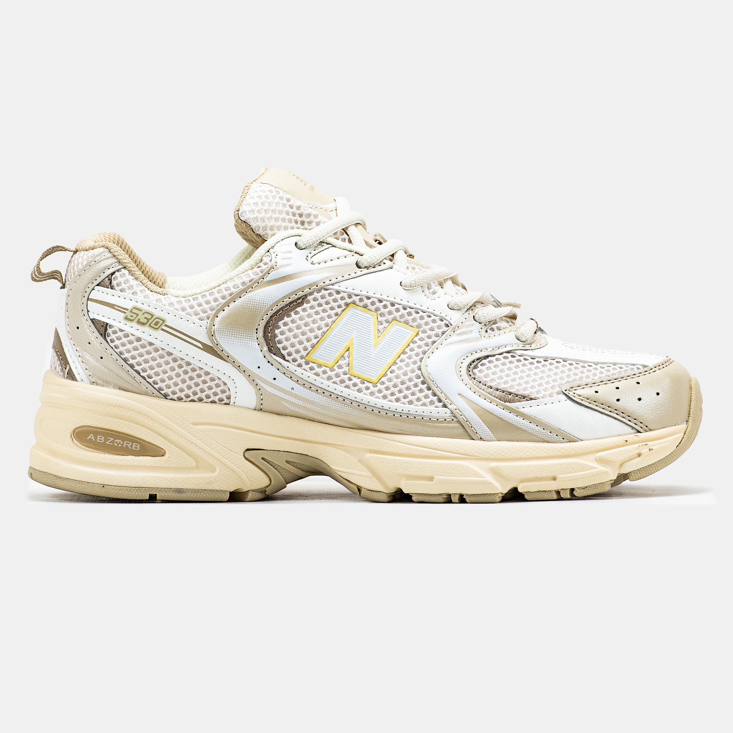 New Balance 530 Cream Beige White - изображение 4
