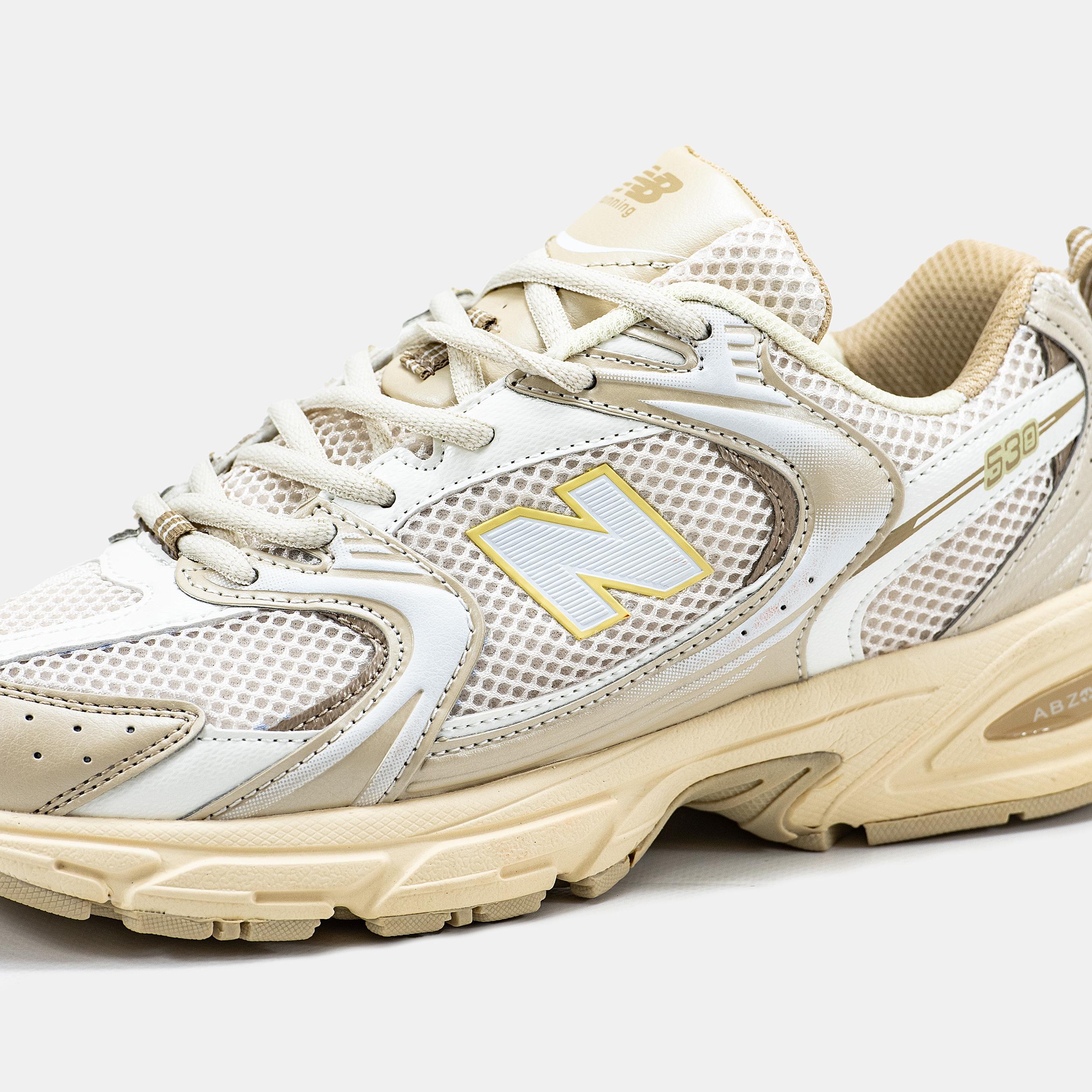 New Balance 530 Cream Beige White - изображение 7