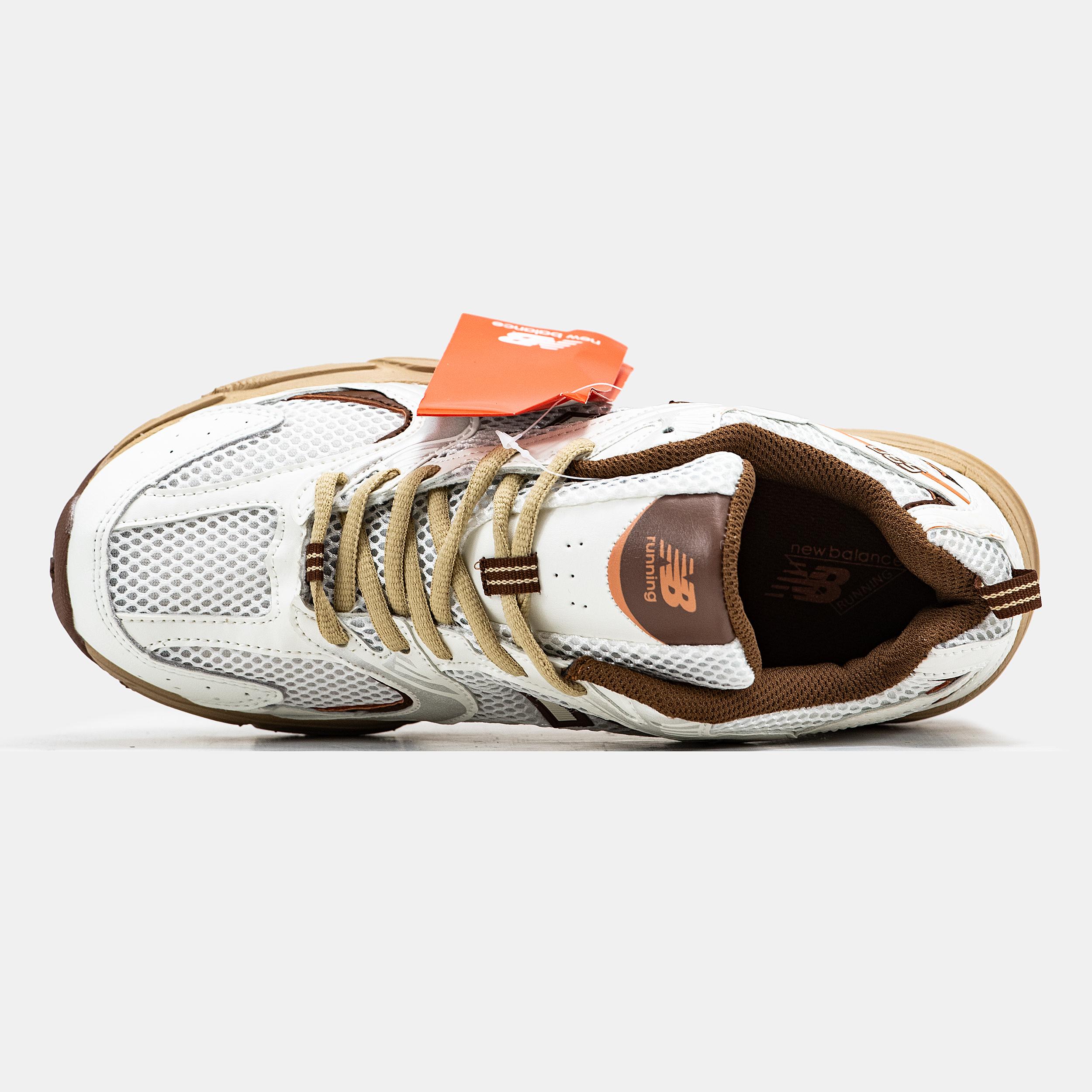 New Balance 530 White Brown Beige - изображение 3