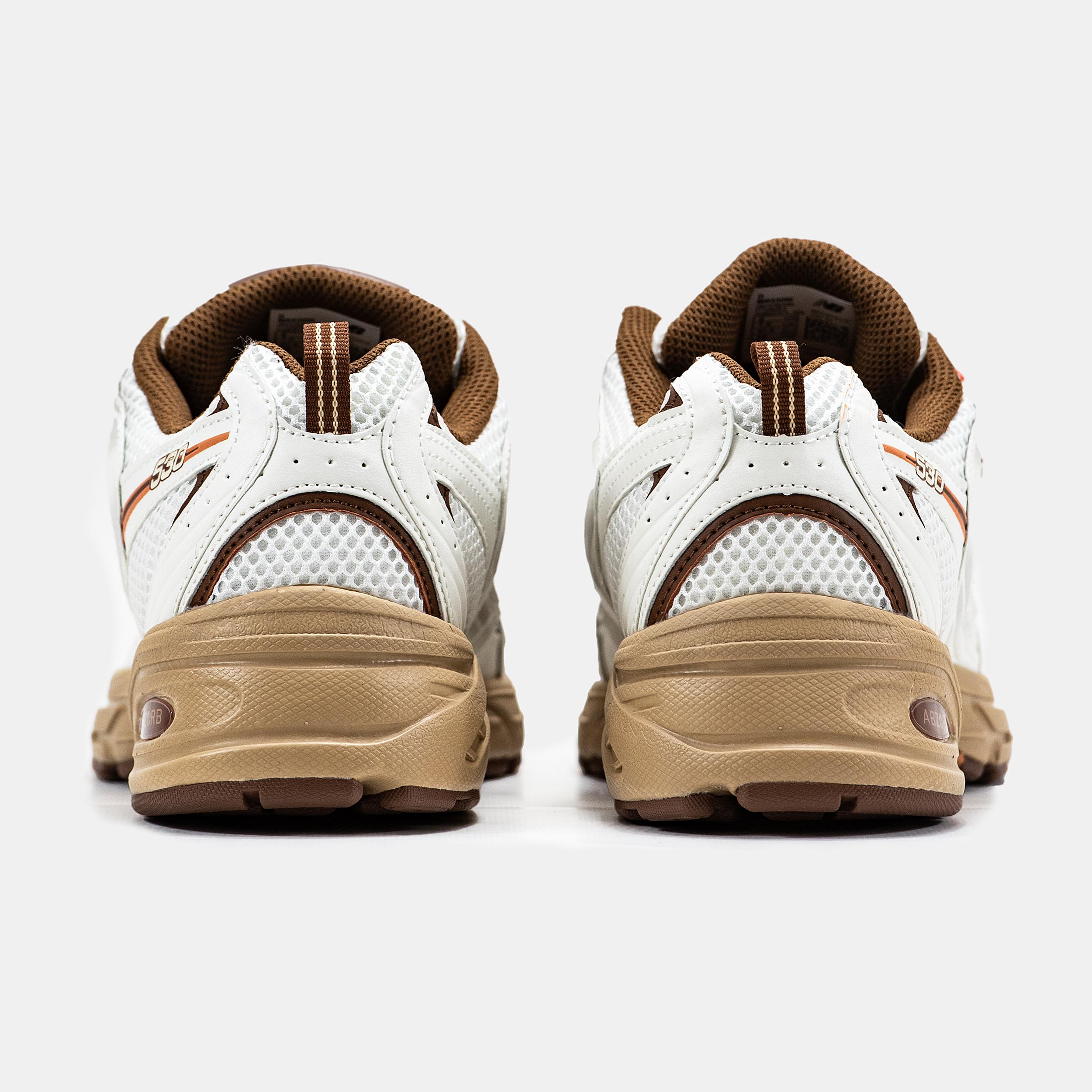 New Balance 530 White Brown Beige - изображение 4