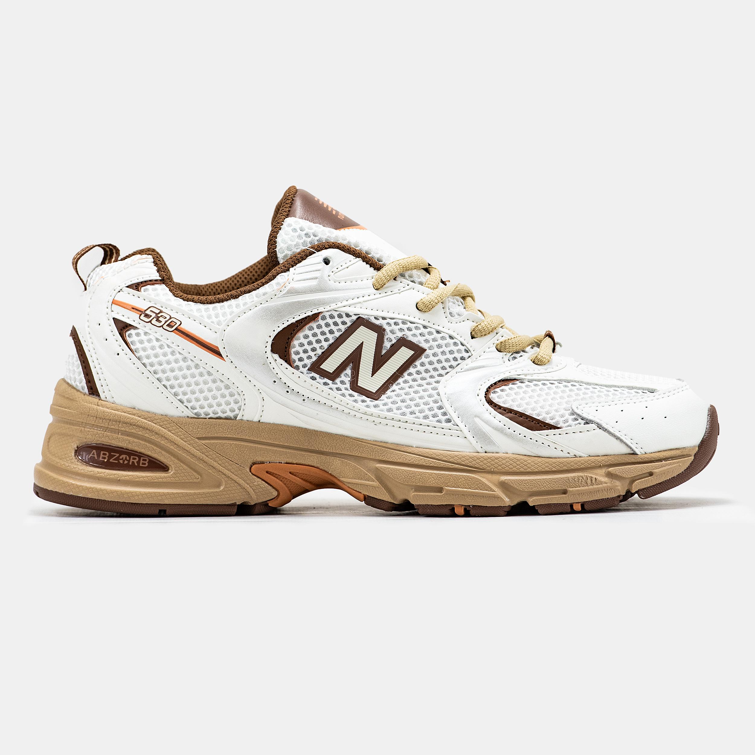 New Balance 530 White Brown Beige - изображение 7