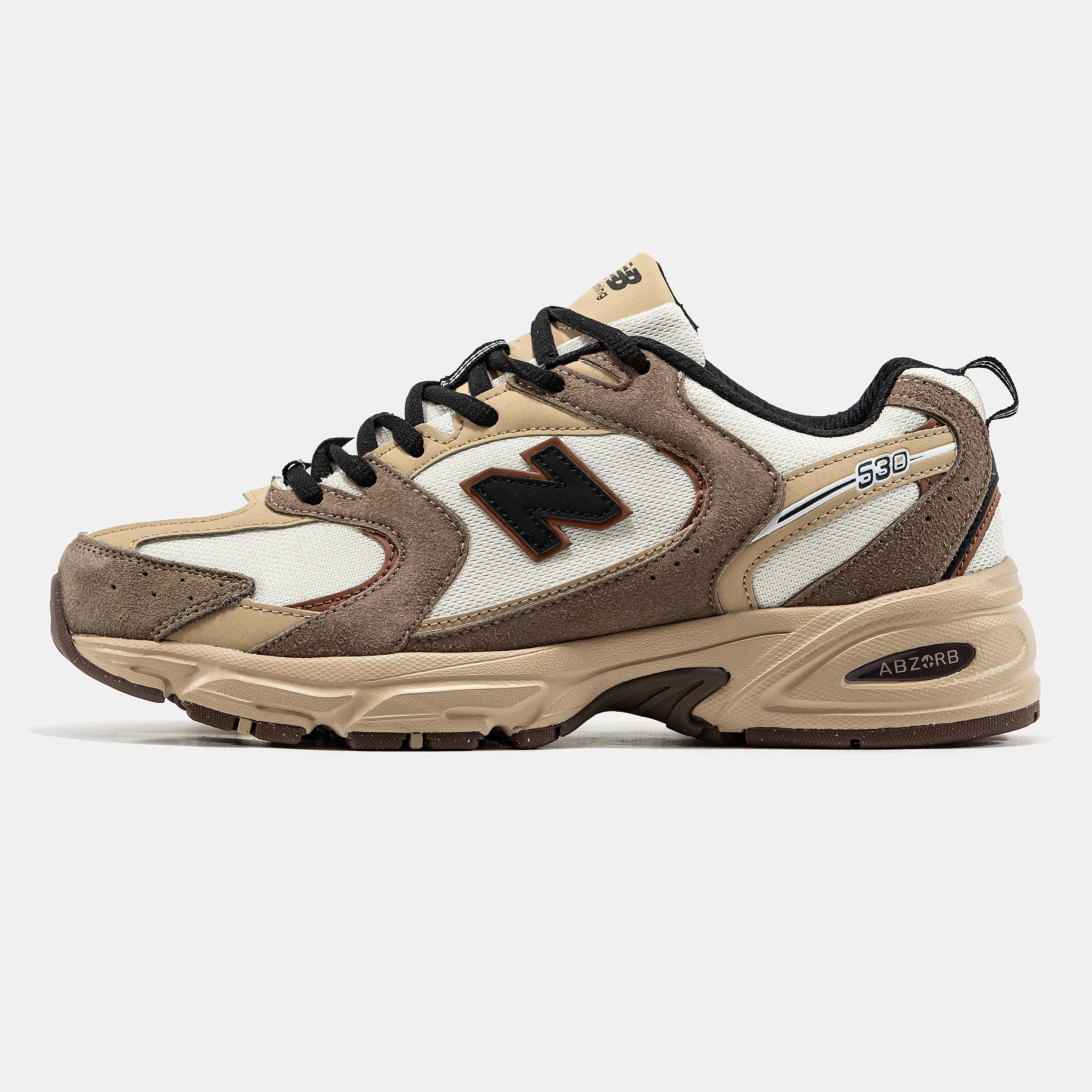 New Balance 530 Beige Brown Black