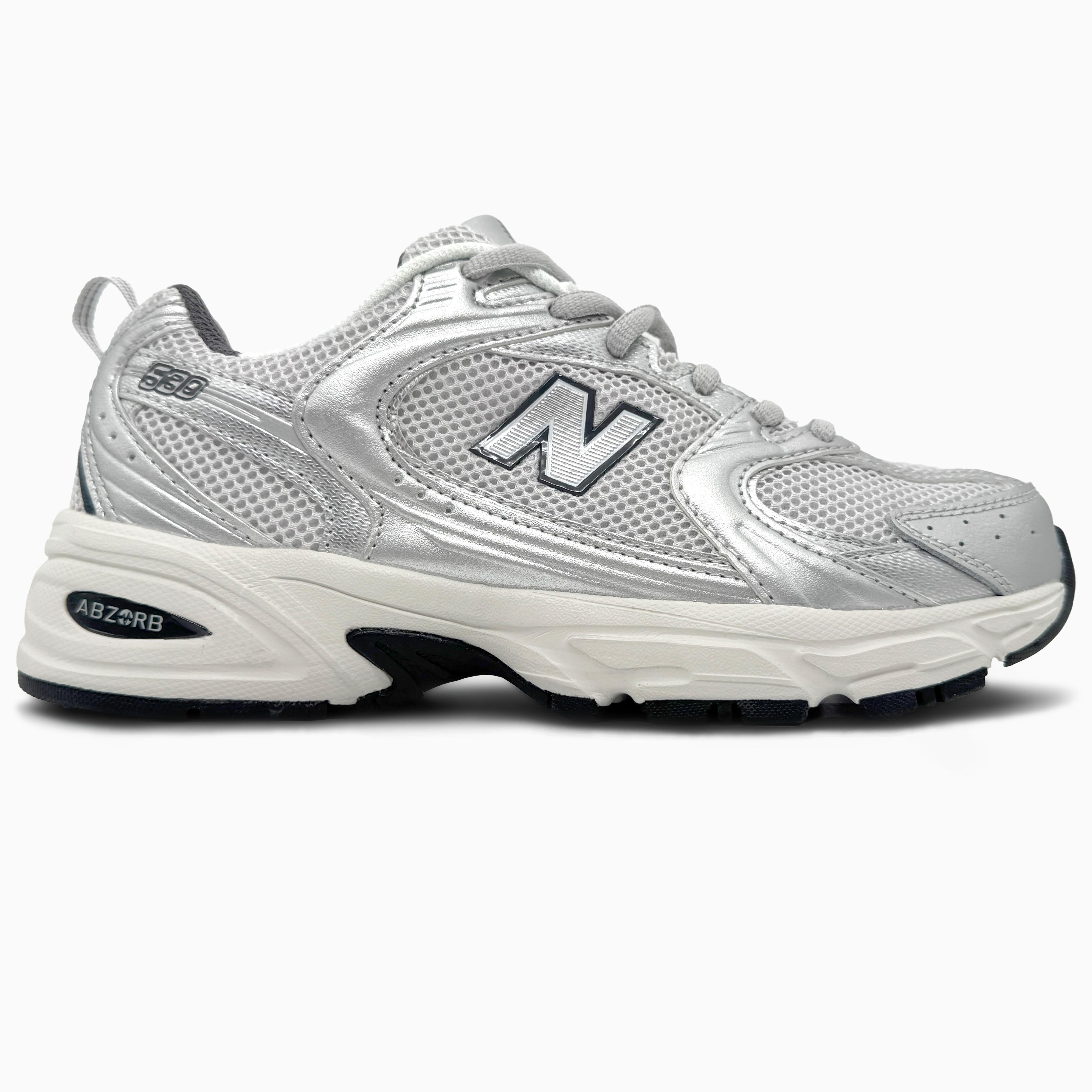 New Balance 530 Silver White Navy - изображение 1
