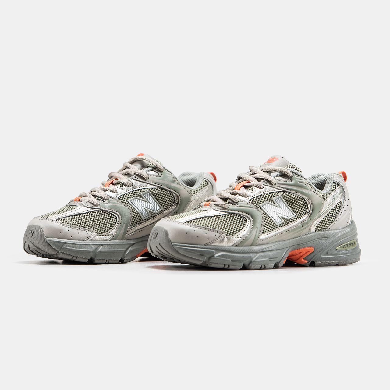 New Balance 530 Silver Olive Orange - изображение 4