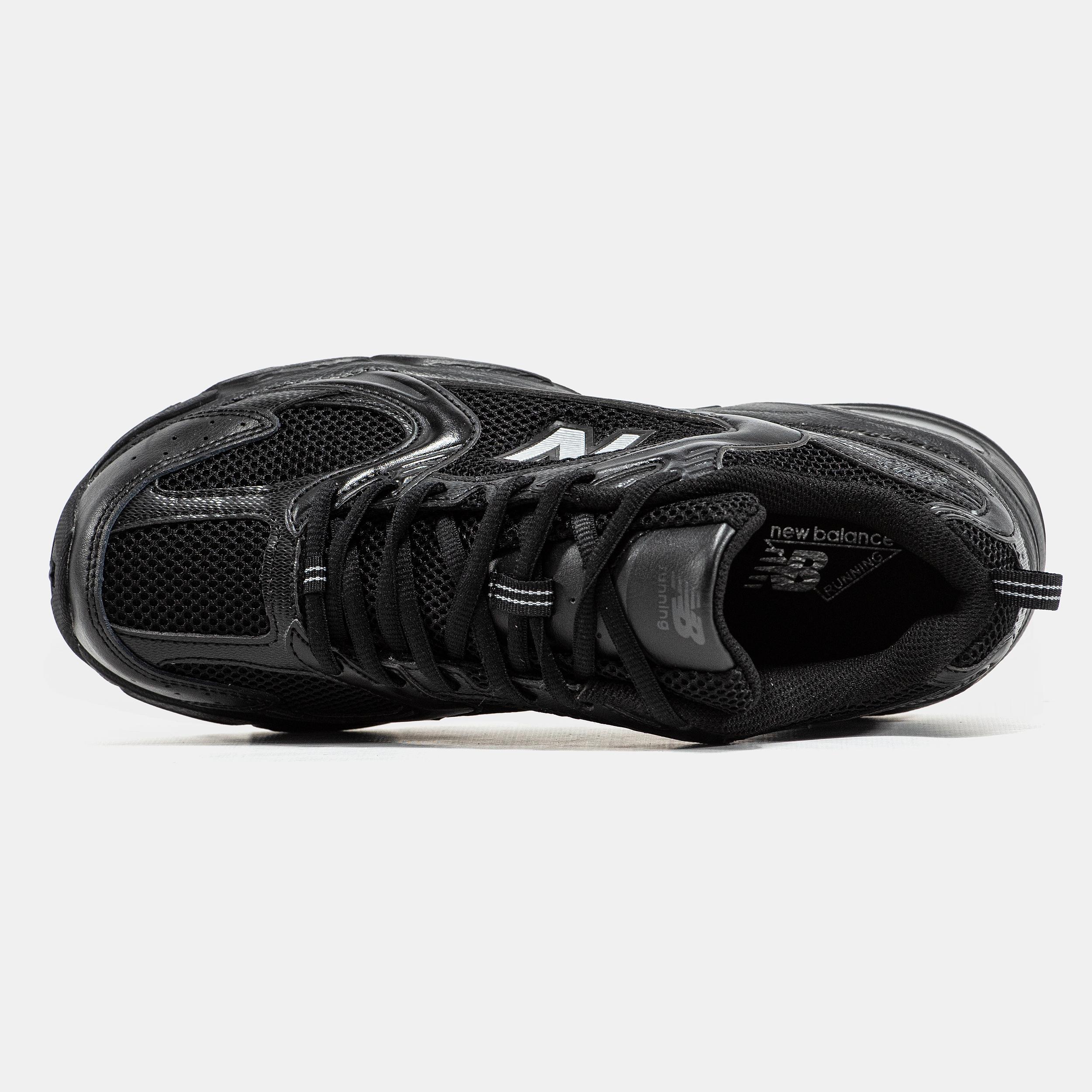 New Balance 530 Triple Black Silver - изображение 2