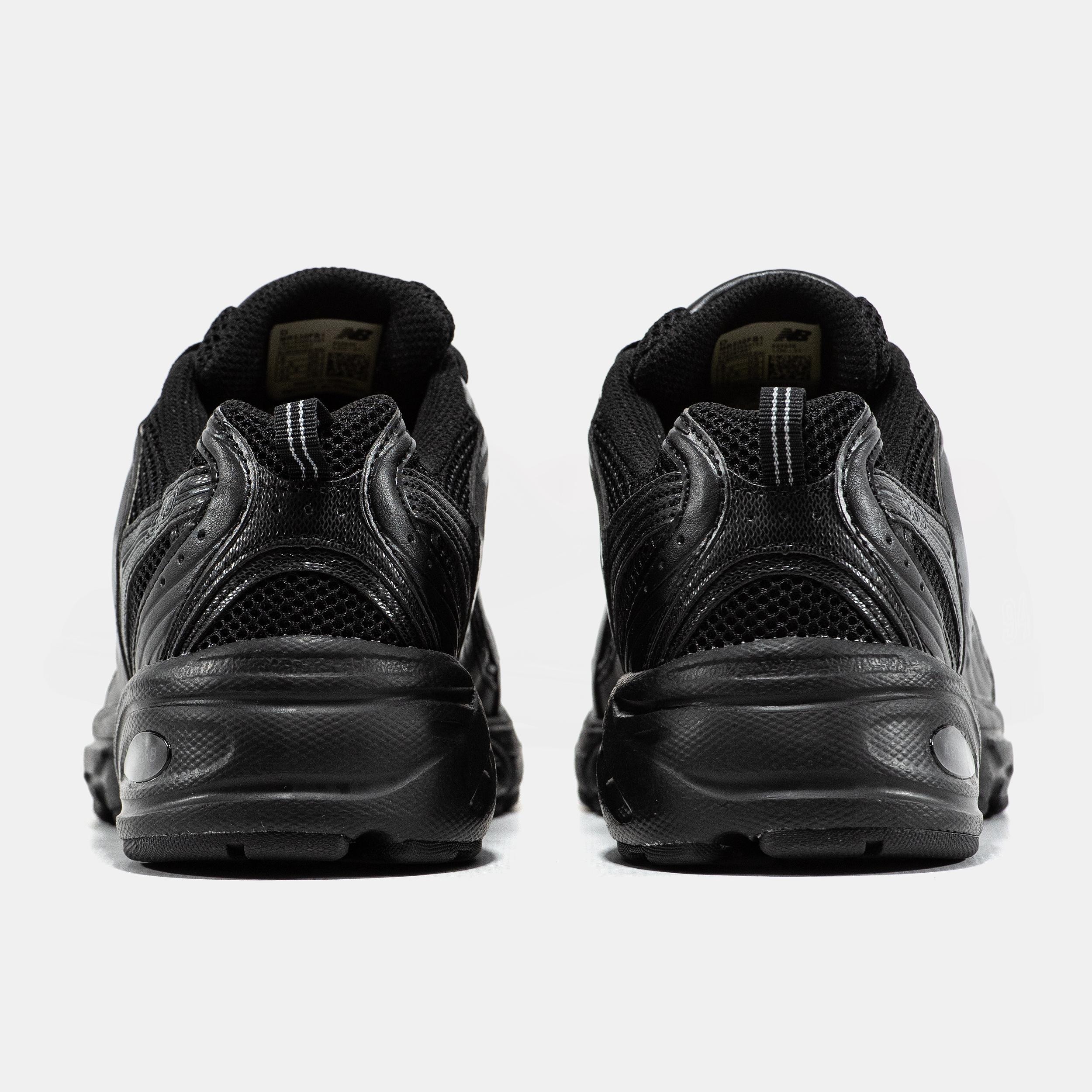 New Balance 530 Triple Black Silver - изображение 4