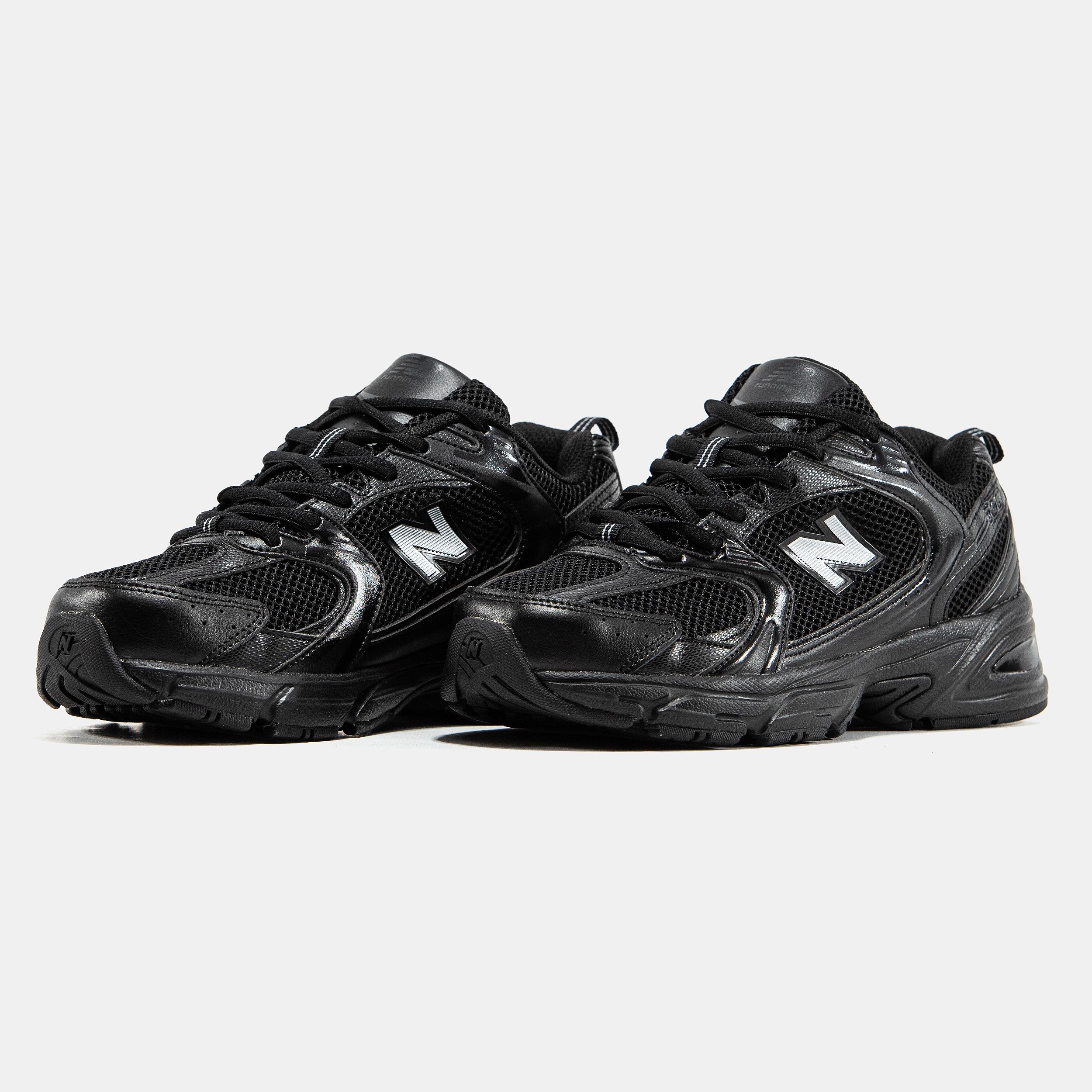 New Balance 530 Triple Black Silver - изображение 5
