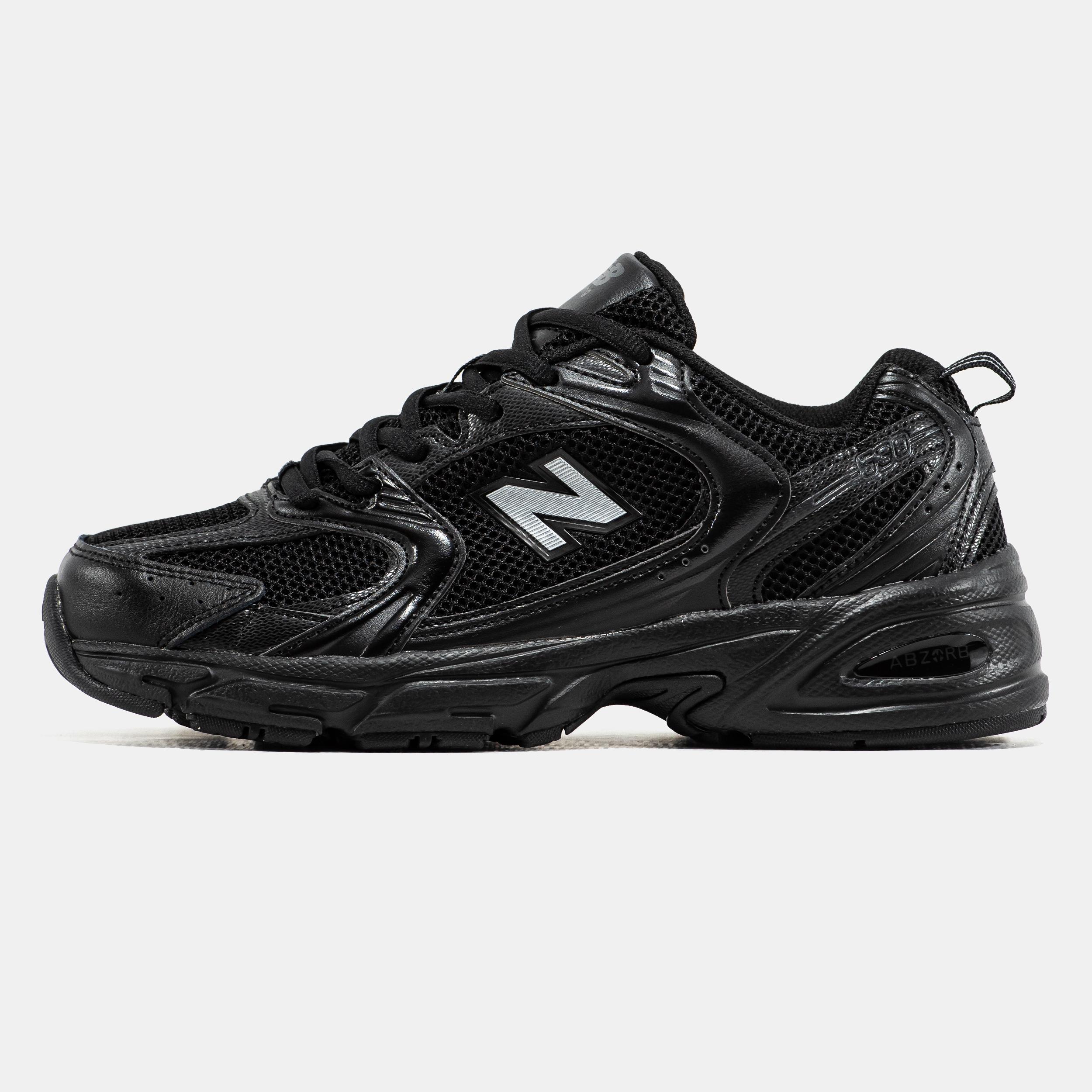 New Balance 530 Triple Black Silver