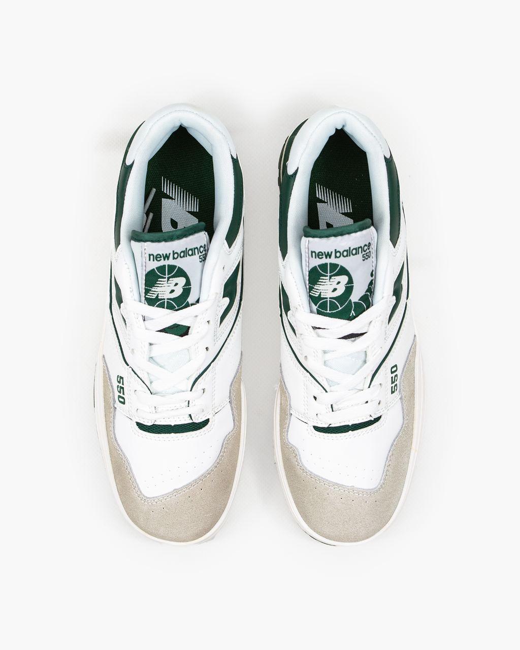New Balance 550 White Green Grey - изображение 2