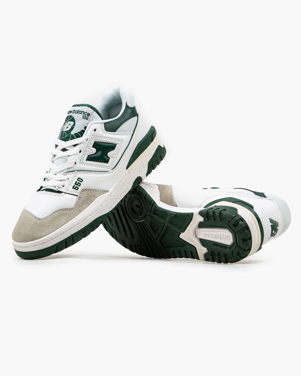 New Balance 550 White Green Grey - изображение 3