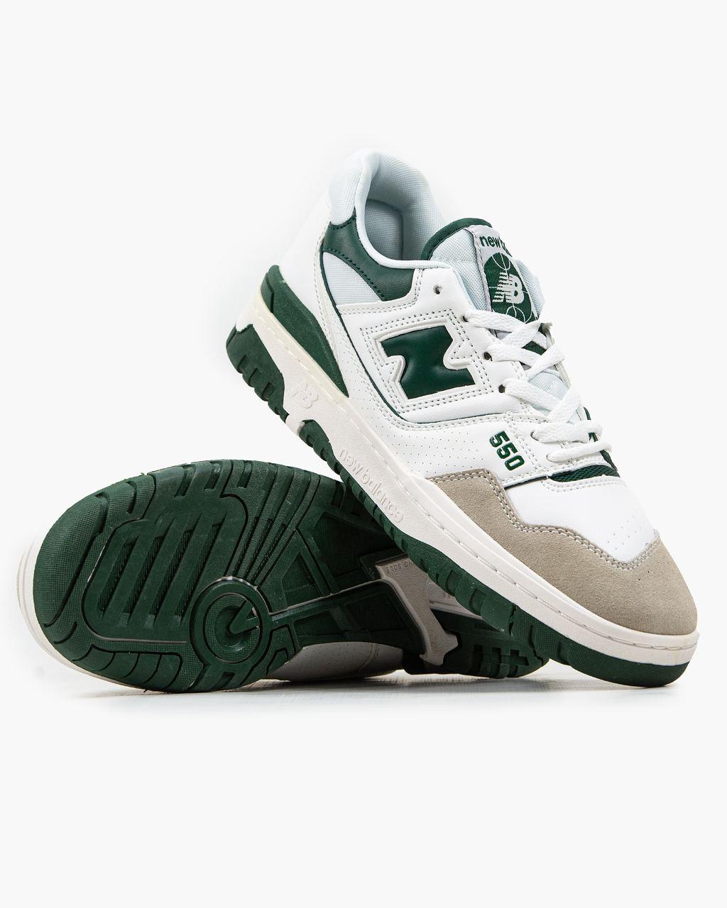 New Balance 550 White Green Grey - изображение 4
