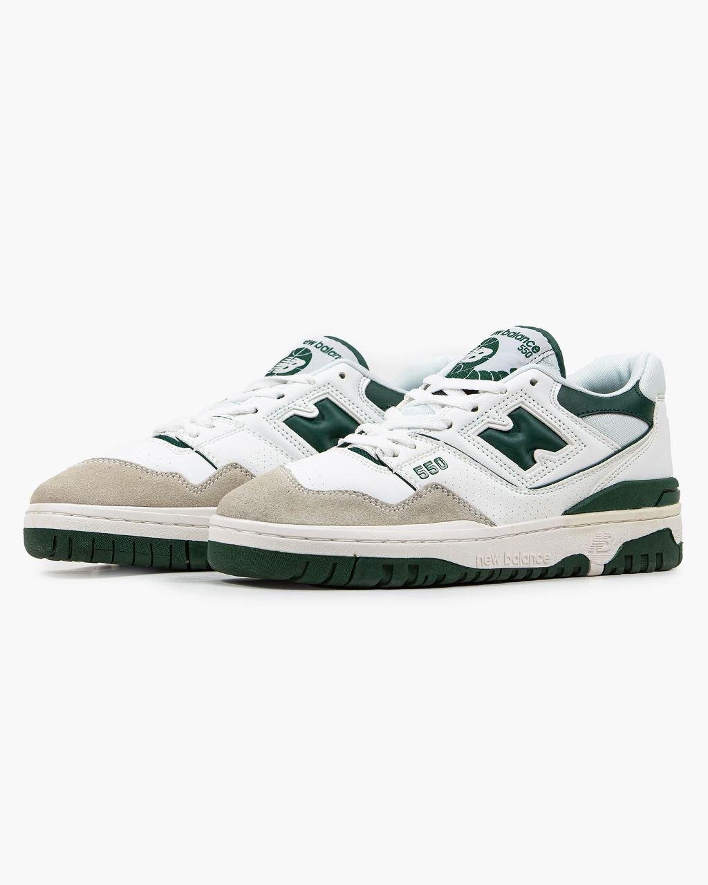 New Balance 550 White Green Grey - изображение 5