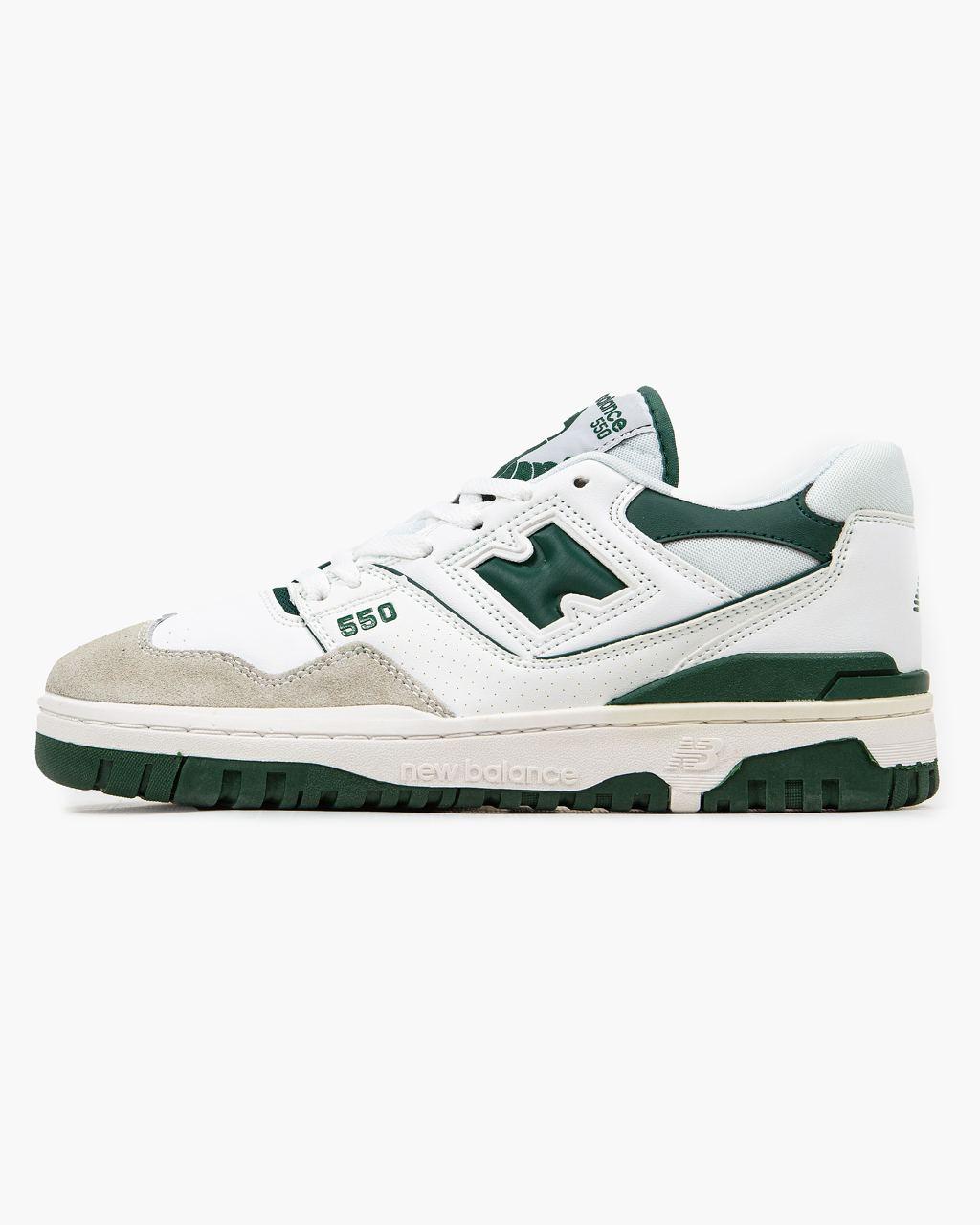 New Balance 550 White Green Grey