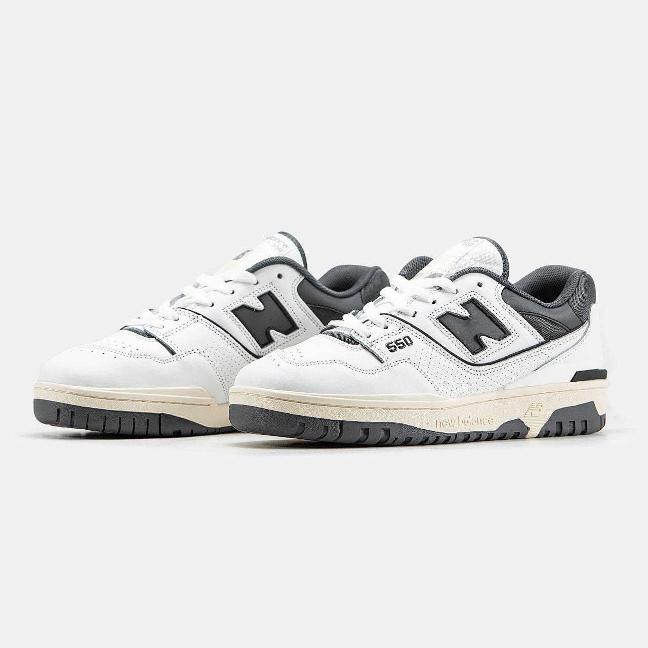 New Balance 550 White Grey Black - изображение 3