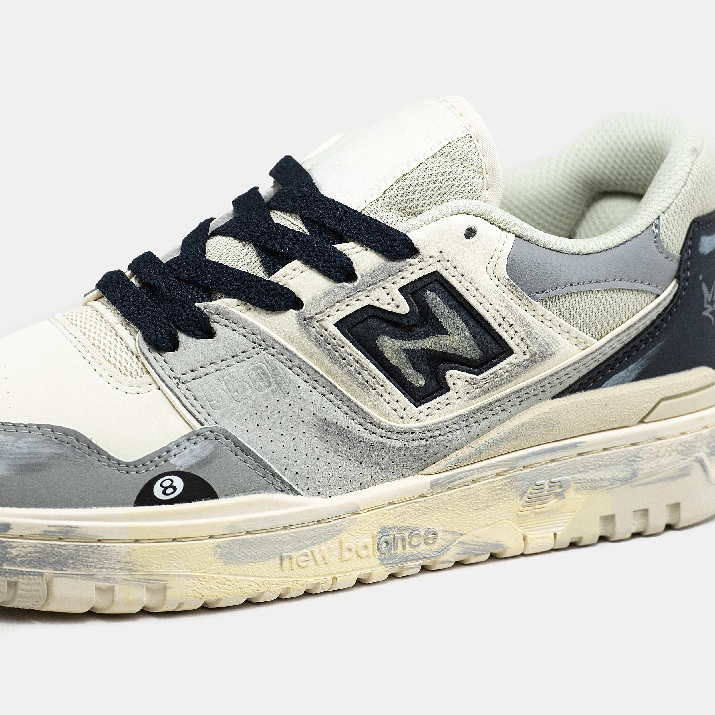 New Balance 550 White Grey Navy “Billiards Pack” - изображение 9