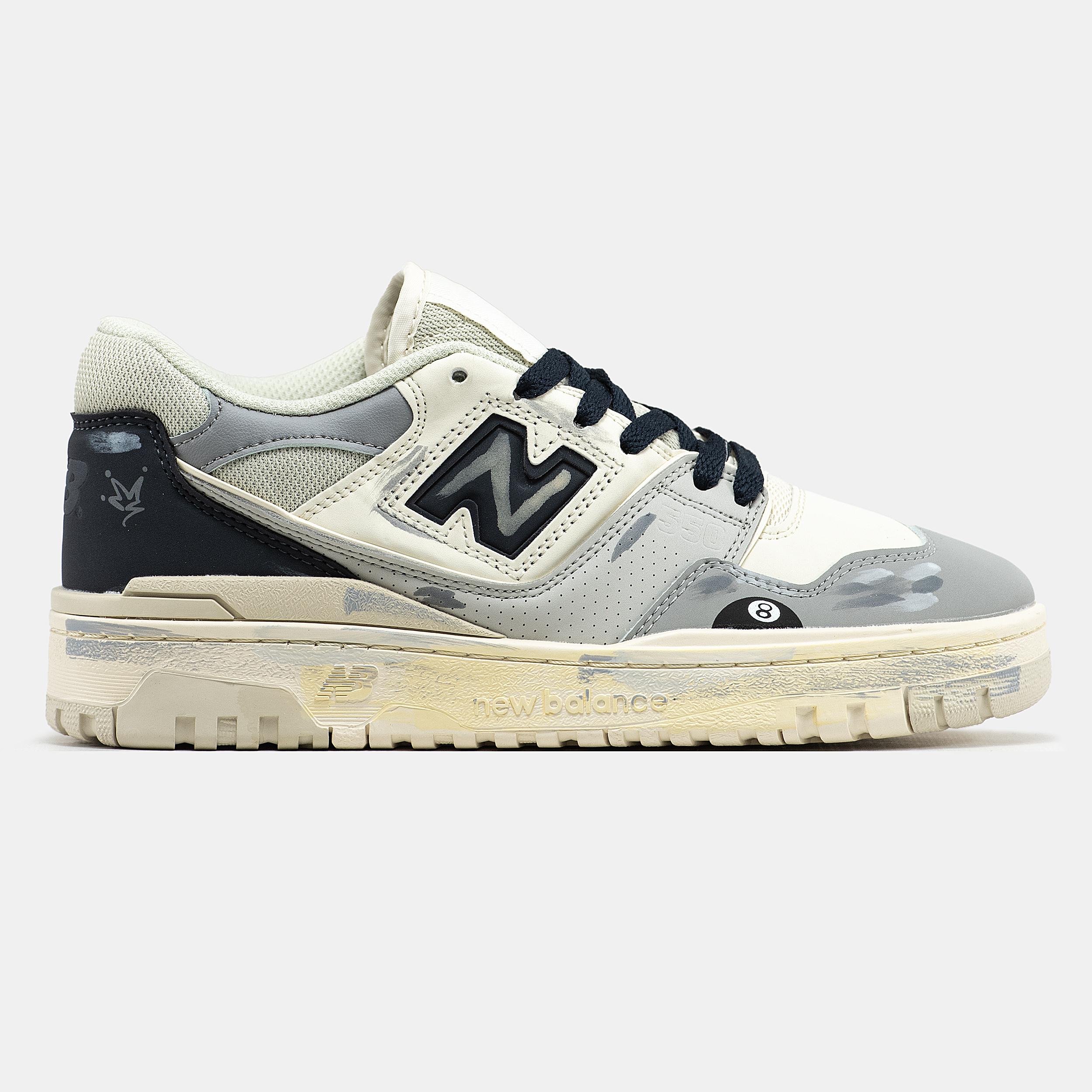 New Balance 550 White Grey Navy “Billiards Pack” - изображение 4