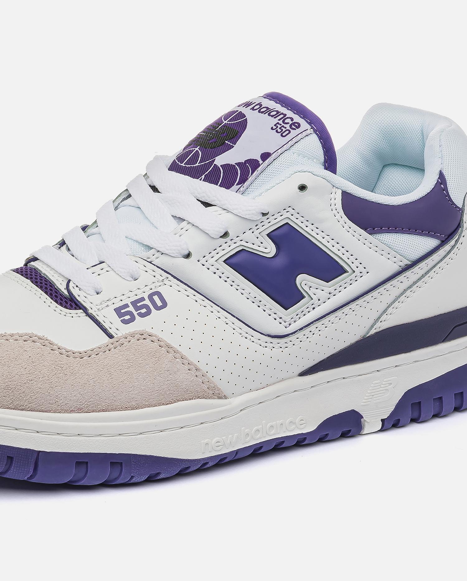 New Balance 550 White Purple - изображение 4