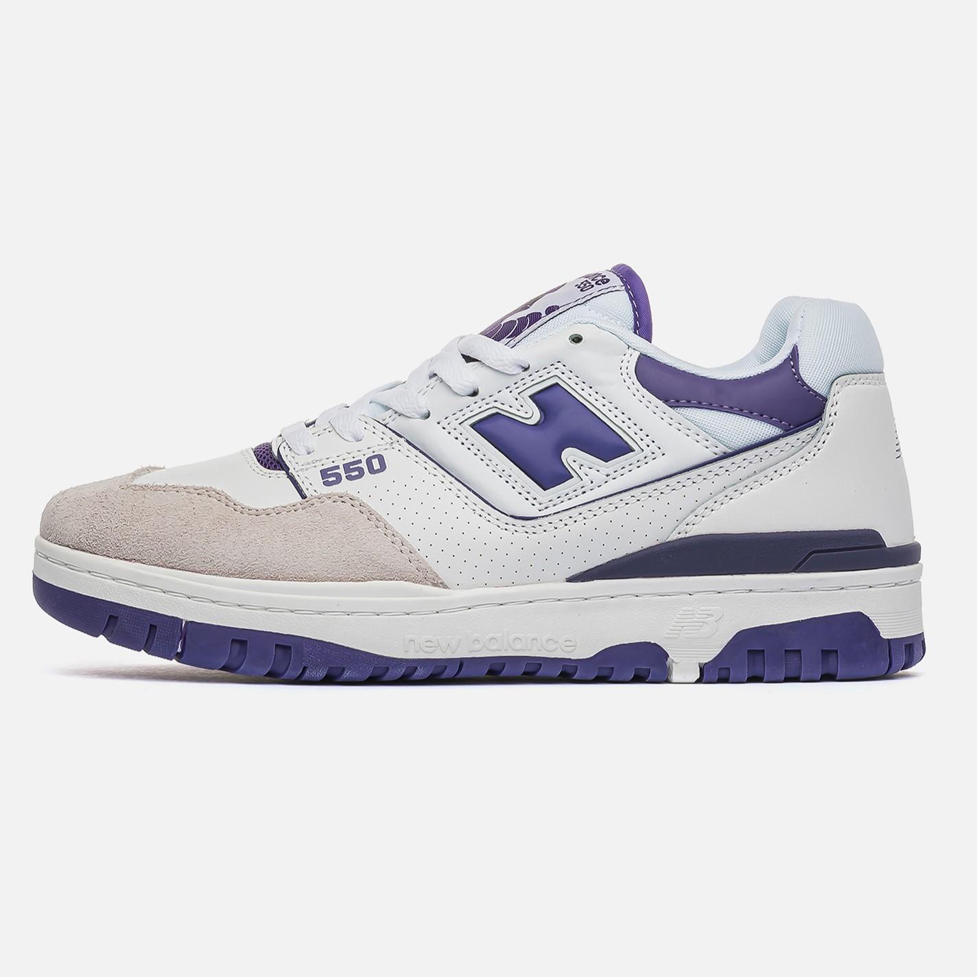New Balance 550 White Purple