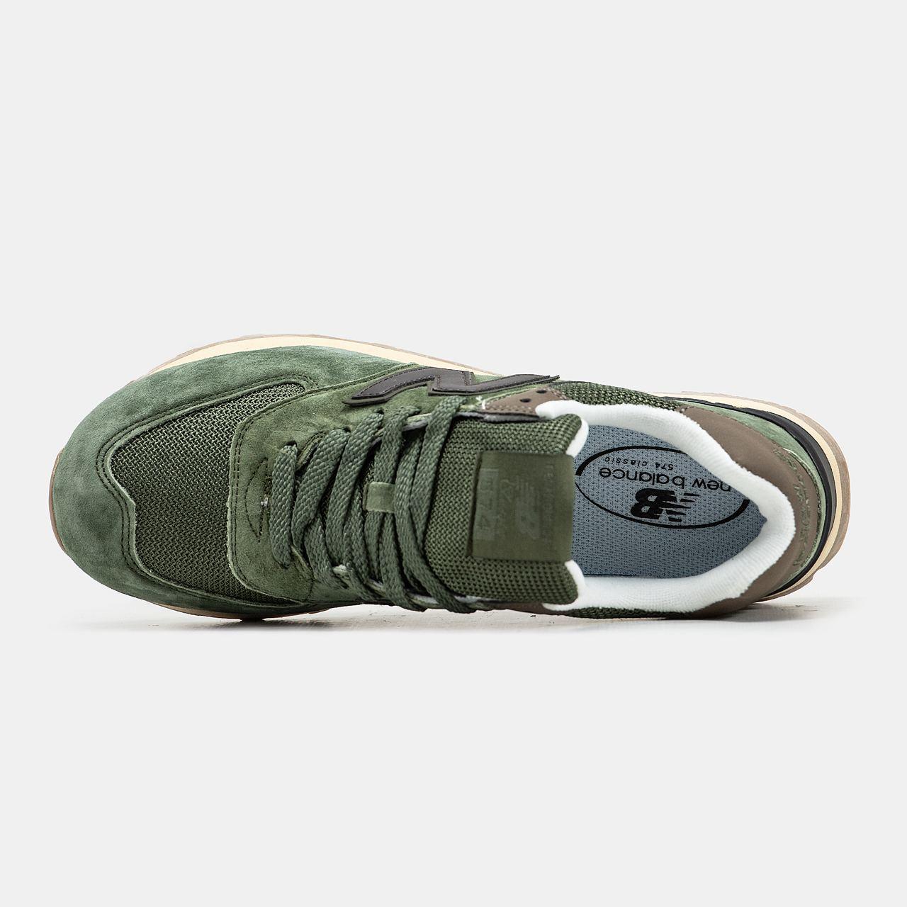 New Balance 574 Olive Brown Black - изображение 5