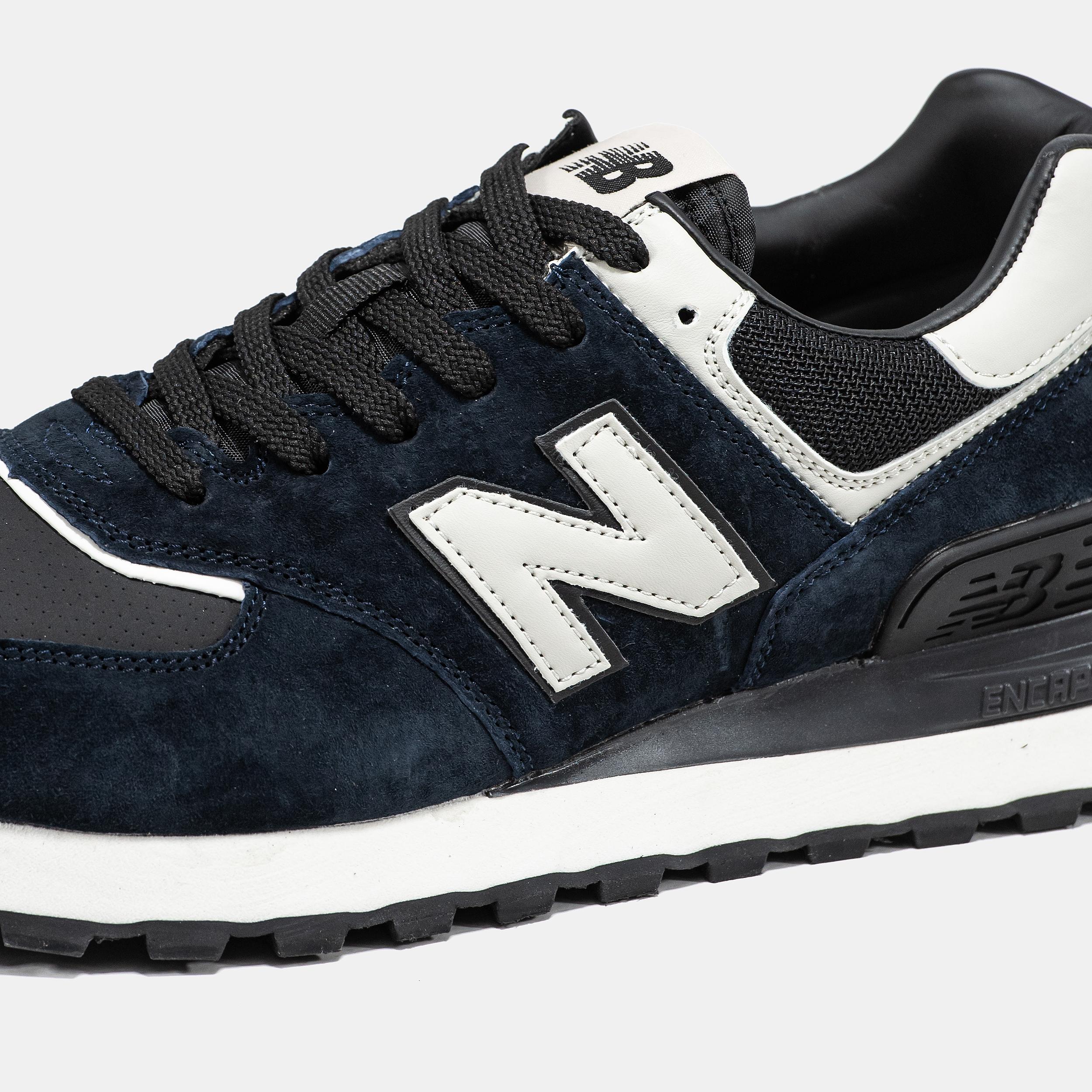New Balance 574 Navy Black White - изображение 8