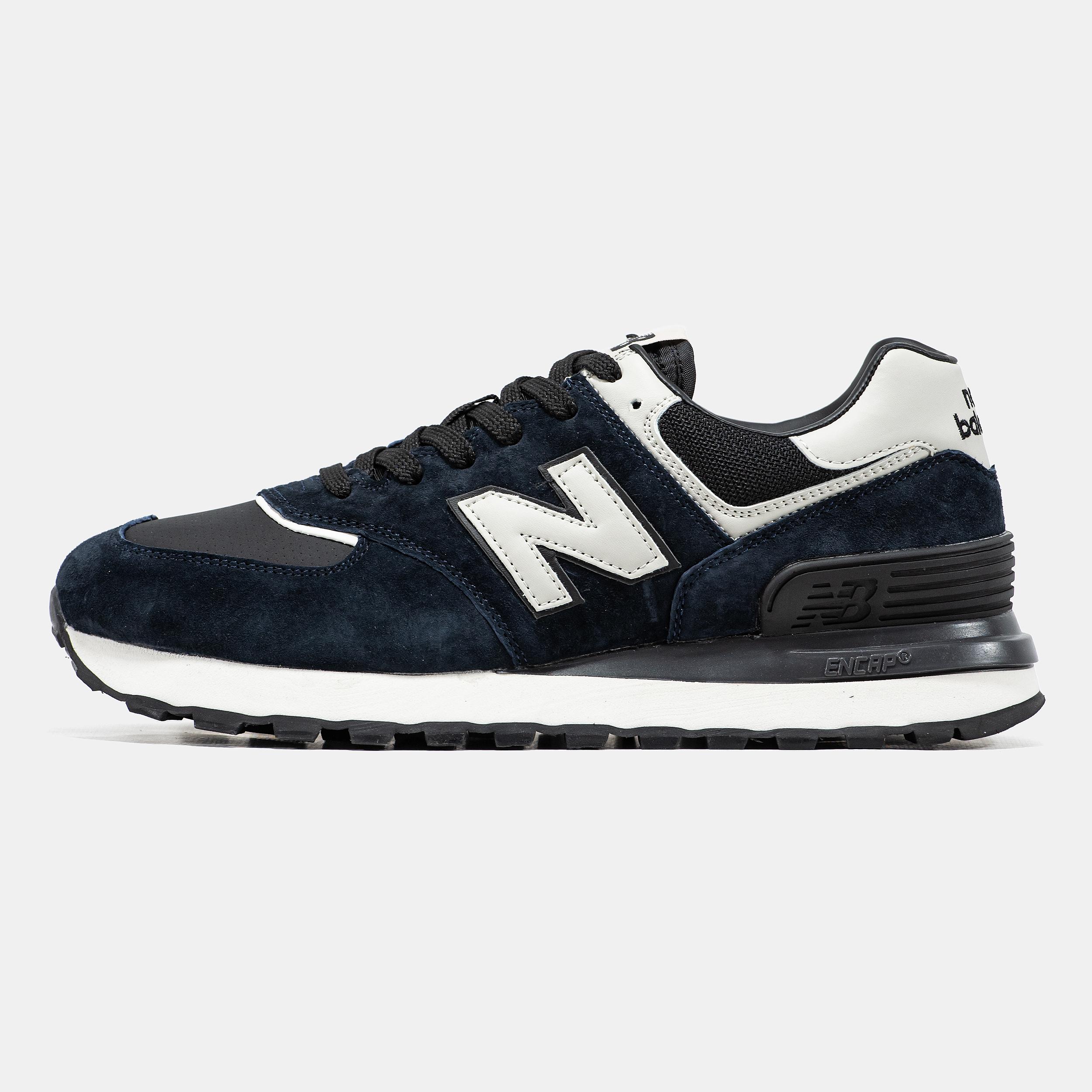 New Balance 574 Navy Black White