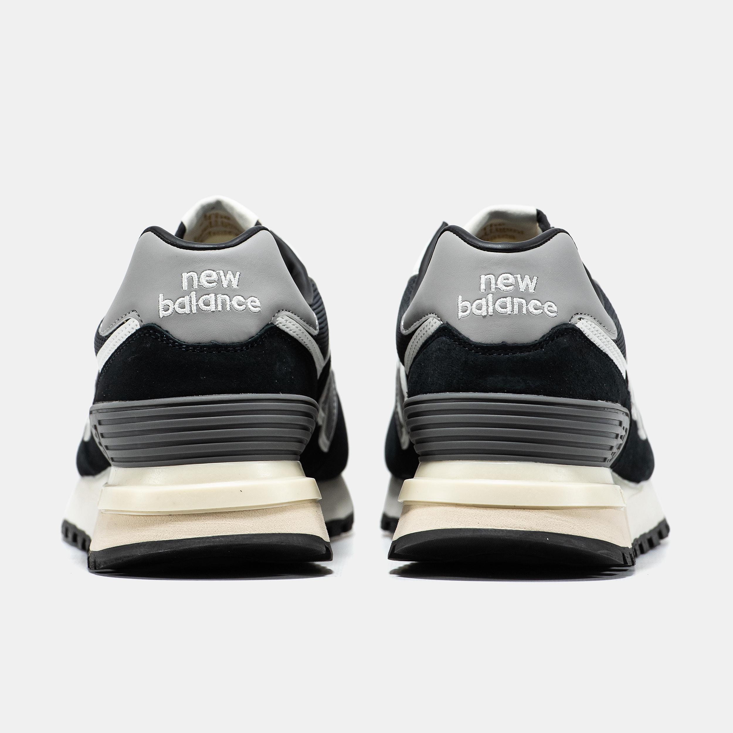 New Balance 574 Black Grey White - изображение 5