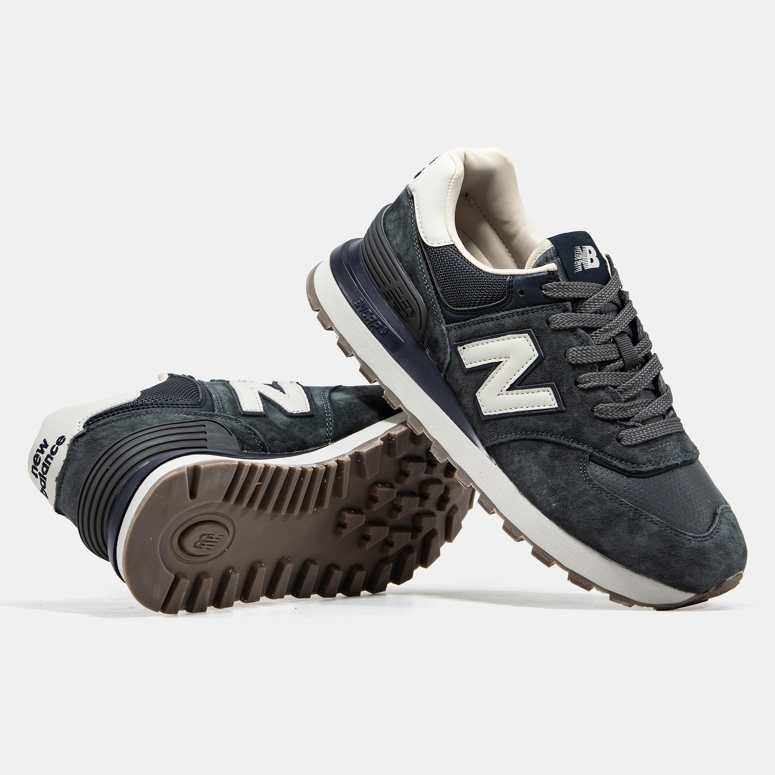 New Balance 574 Charcoal Cream Black - изображение 3