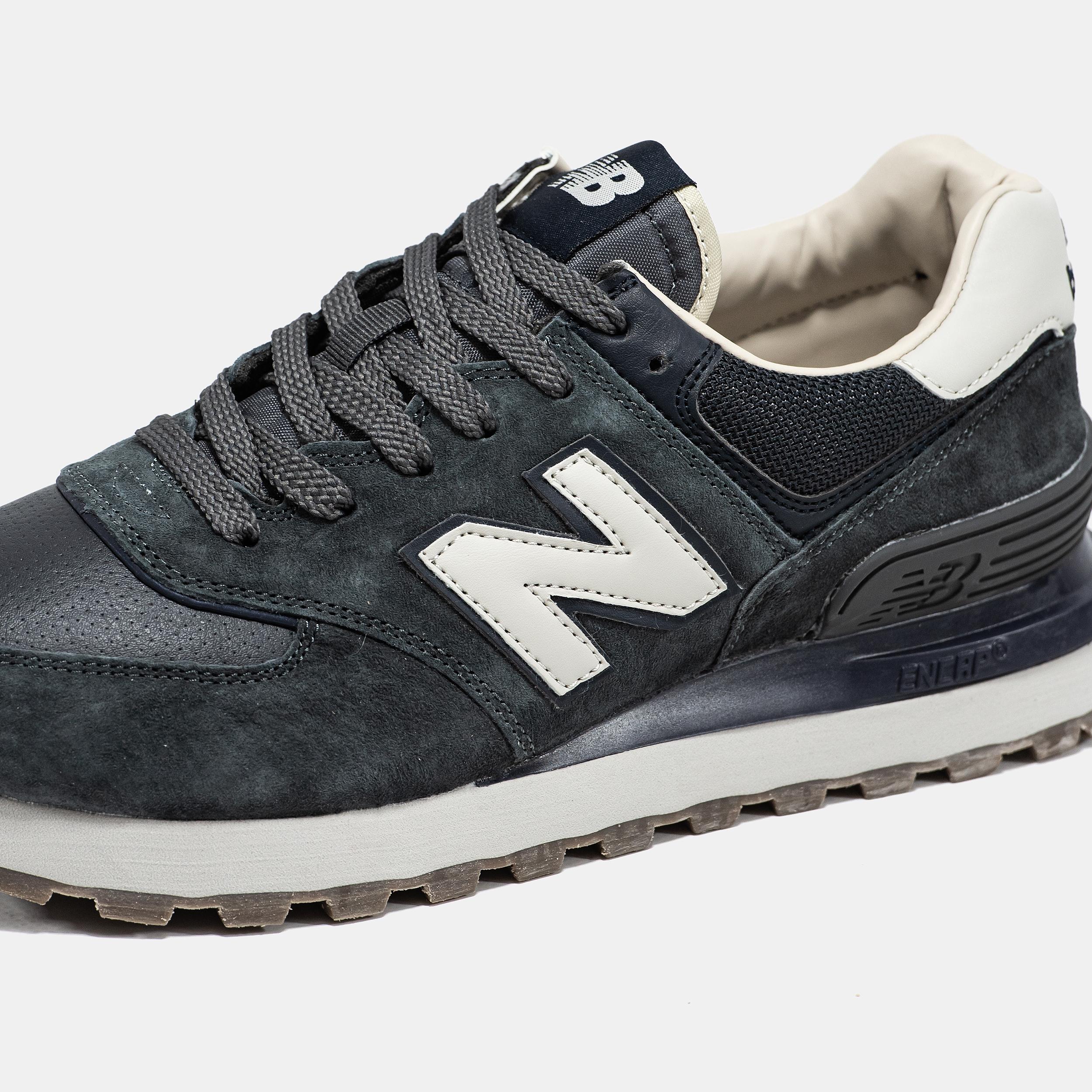 New Balance 574 Charcoal Cream Black - изображение 4