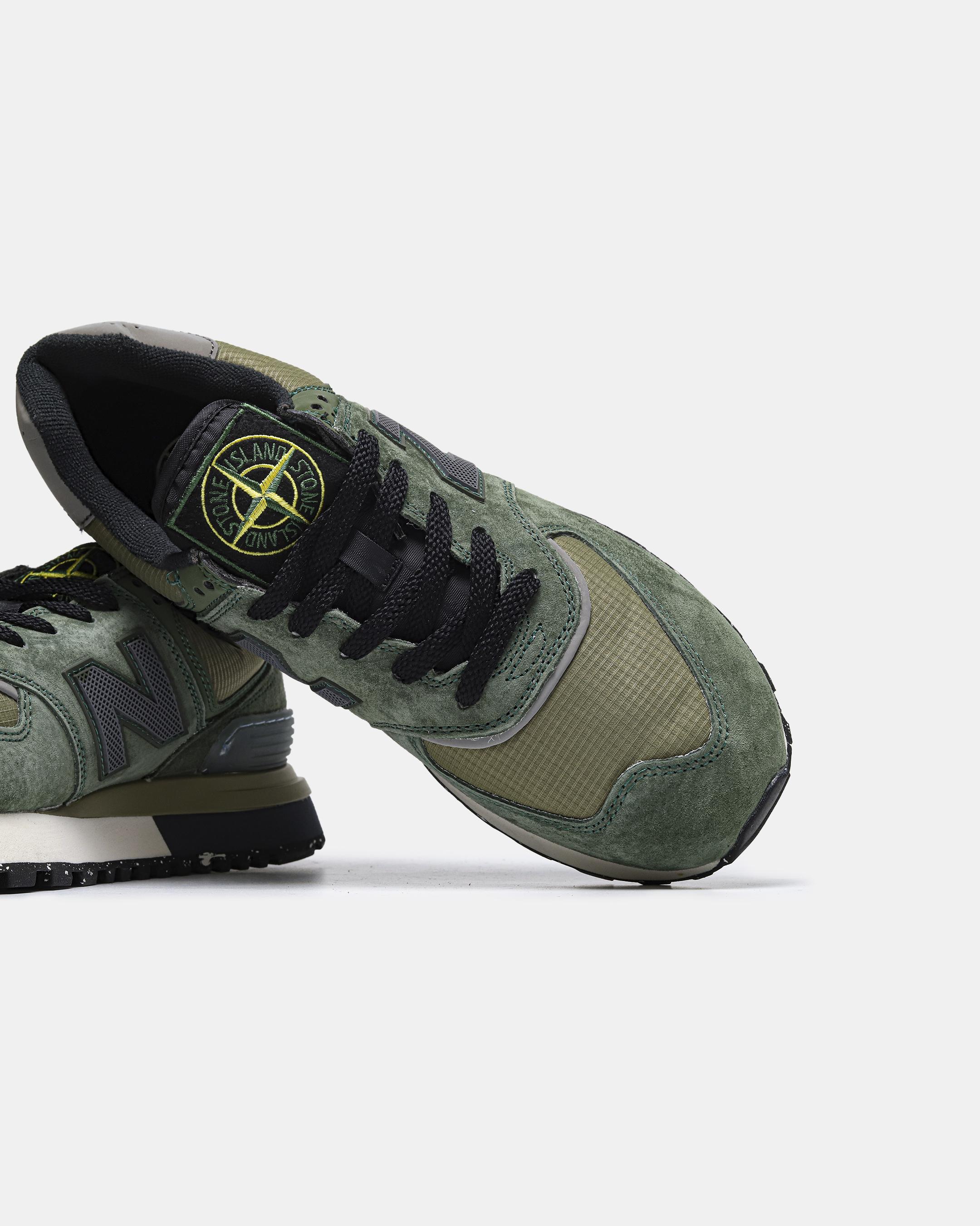 New Balance 574 x Stone Island Green Black - изображение 5