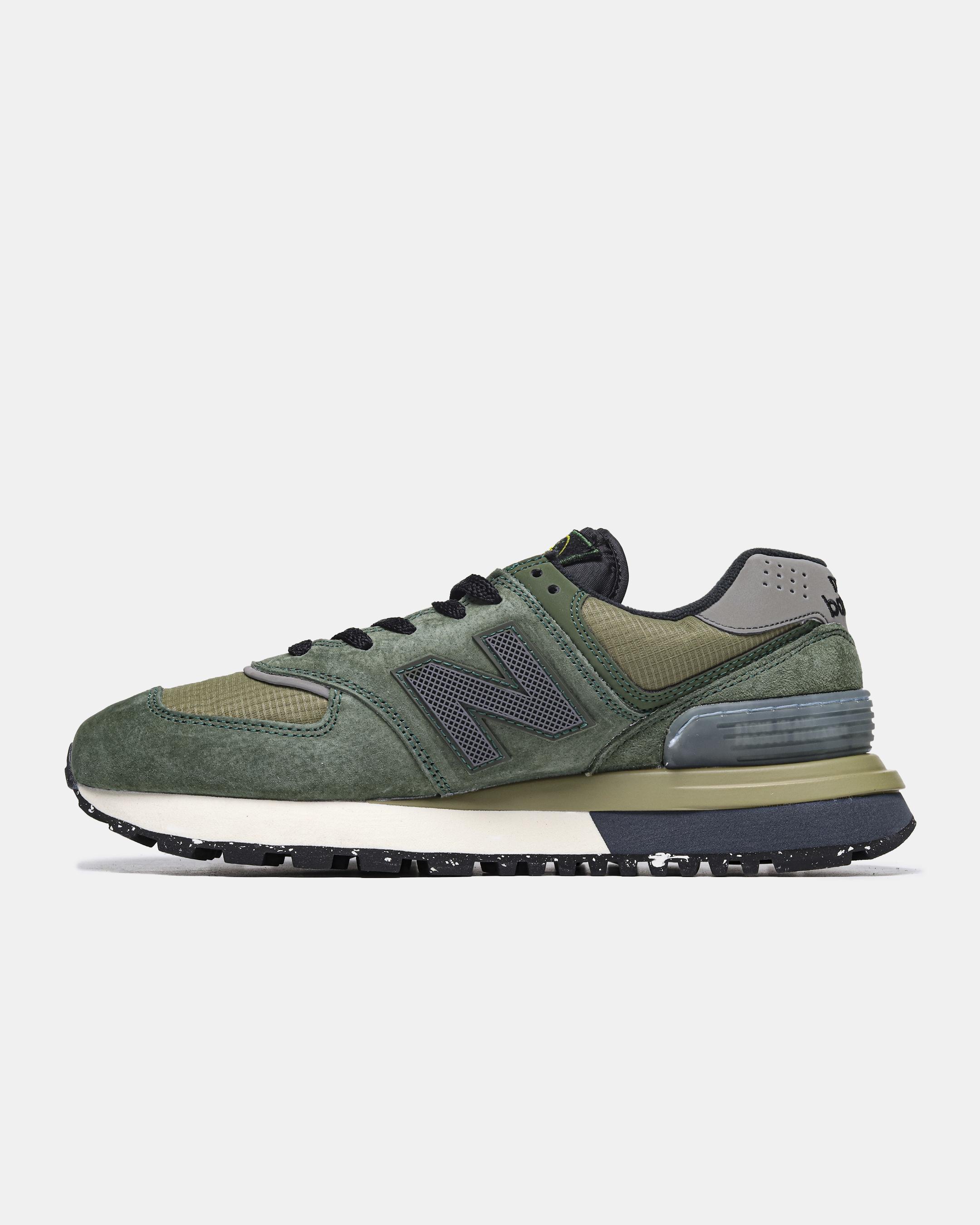 New Balance 574 x Stone Island Green Black