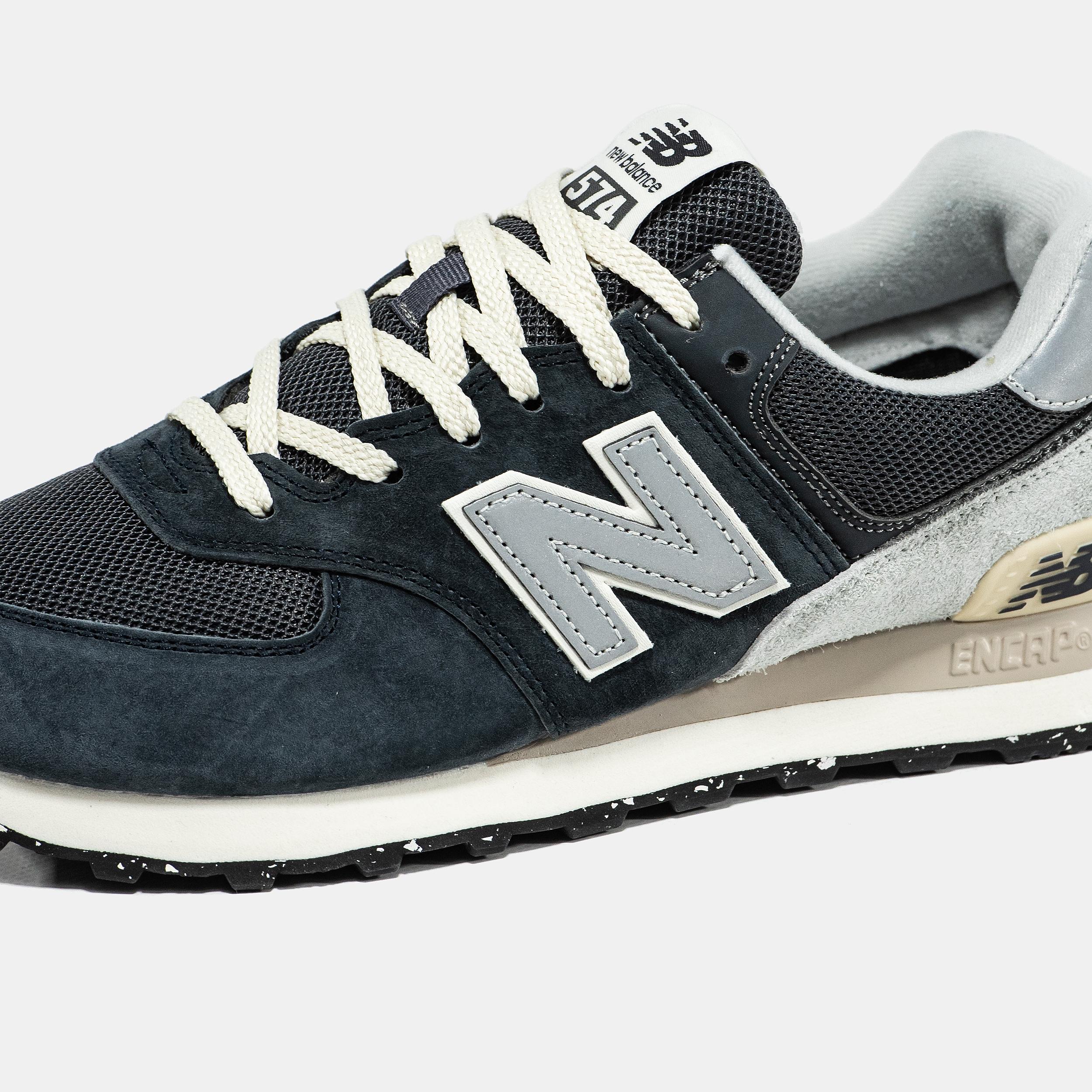 New Balance 574 Navy Black Grey - изображение 9