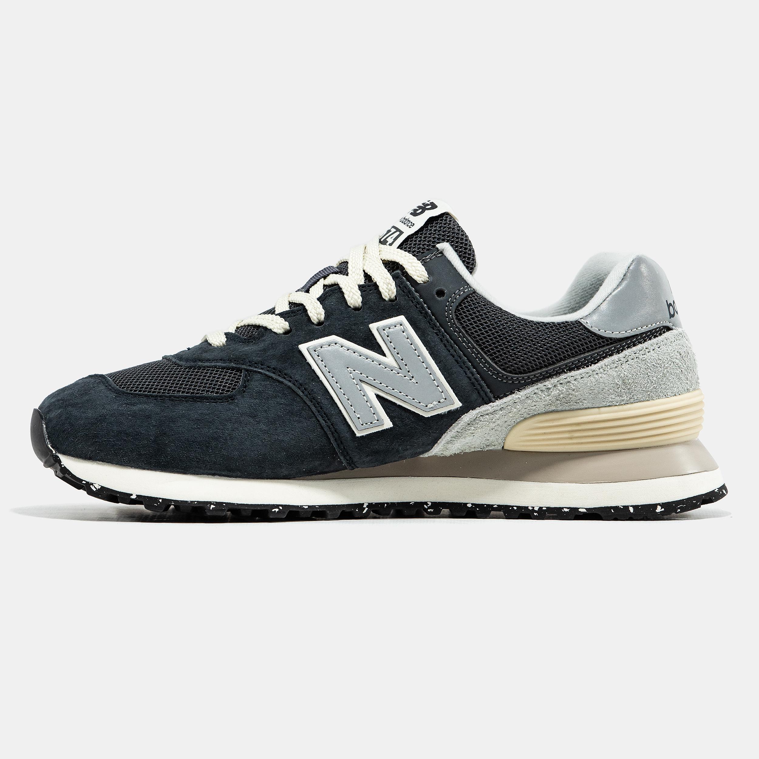 New Balance 574 Navy Black Grey - изображение 2