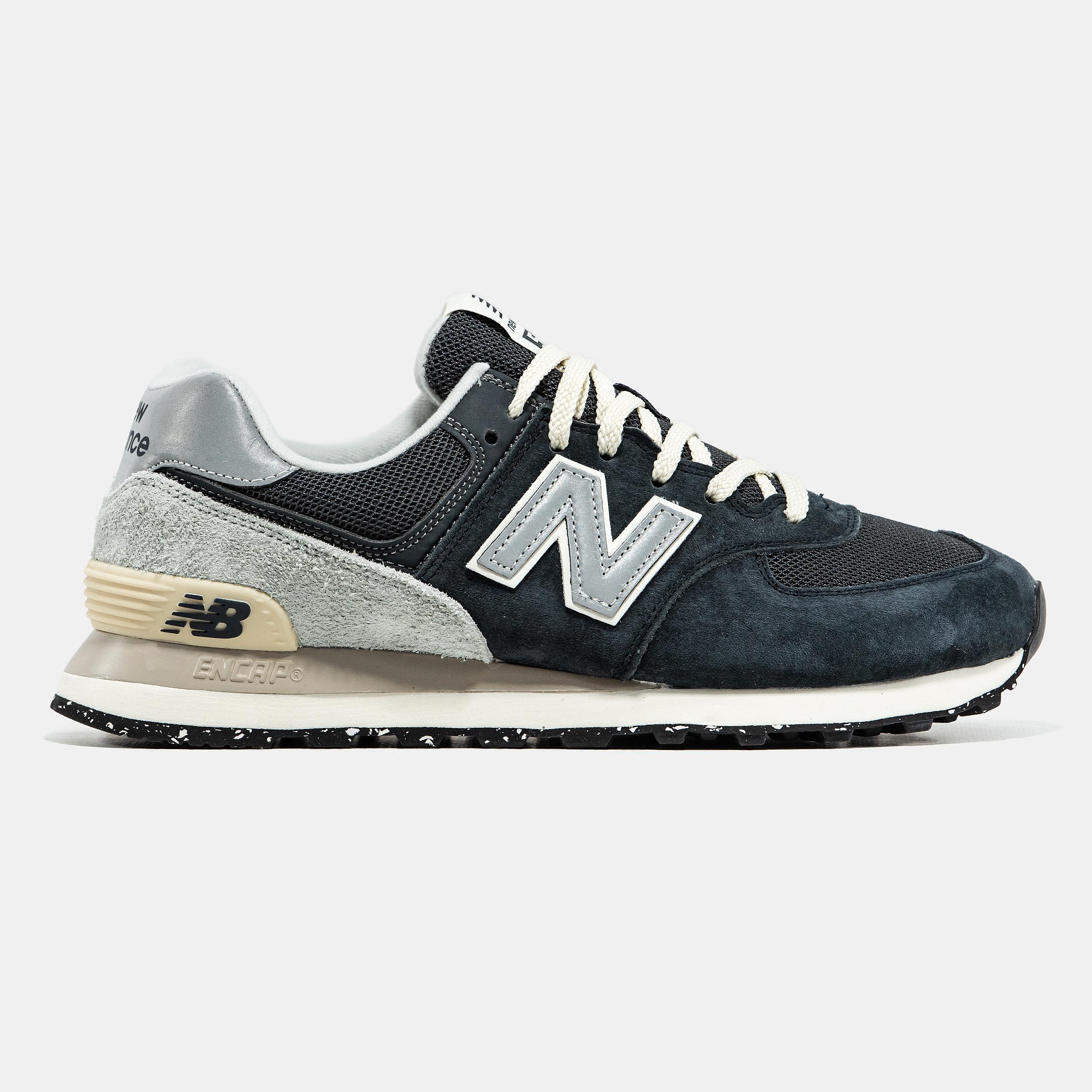 New Balance 574 Navy Black Grey - изображение 4