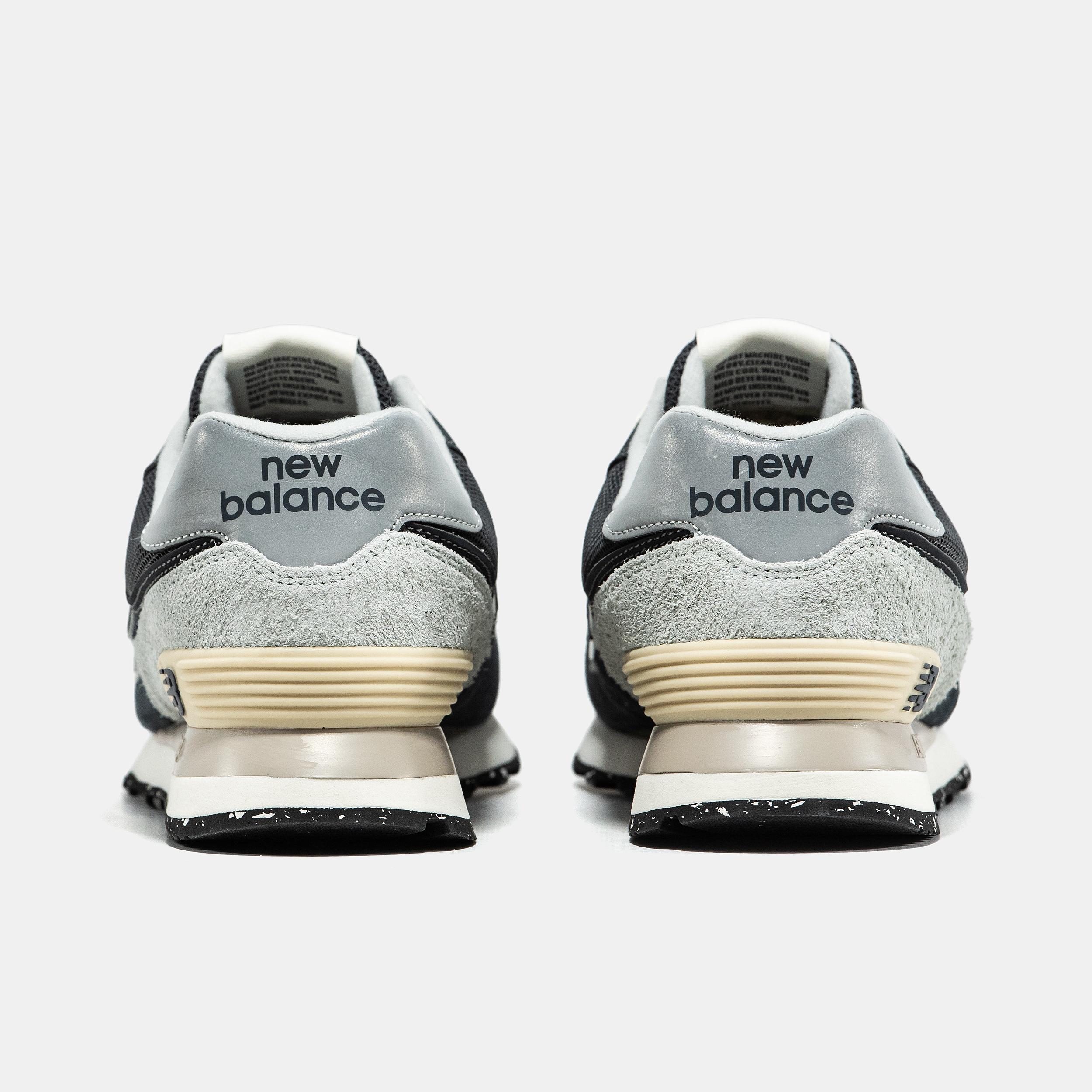New Balance 574 Navy Black Grey - изображение 5