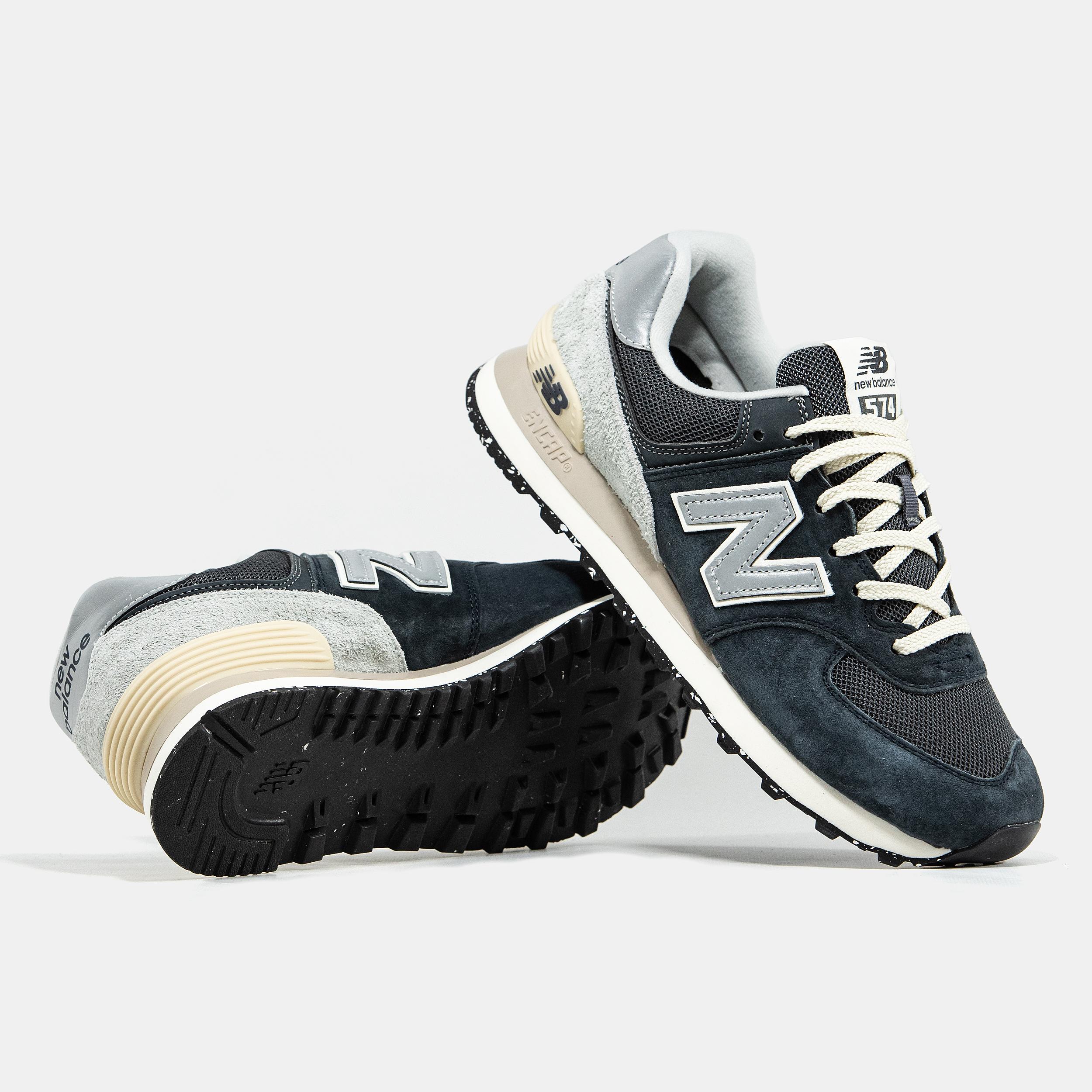 New Balance 574 Navy Black Grey - изображение 8