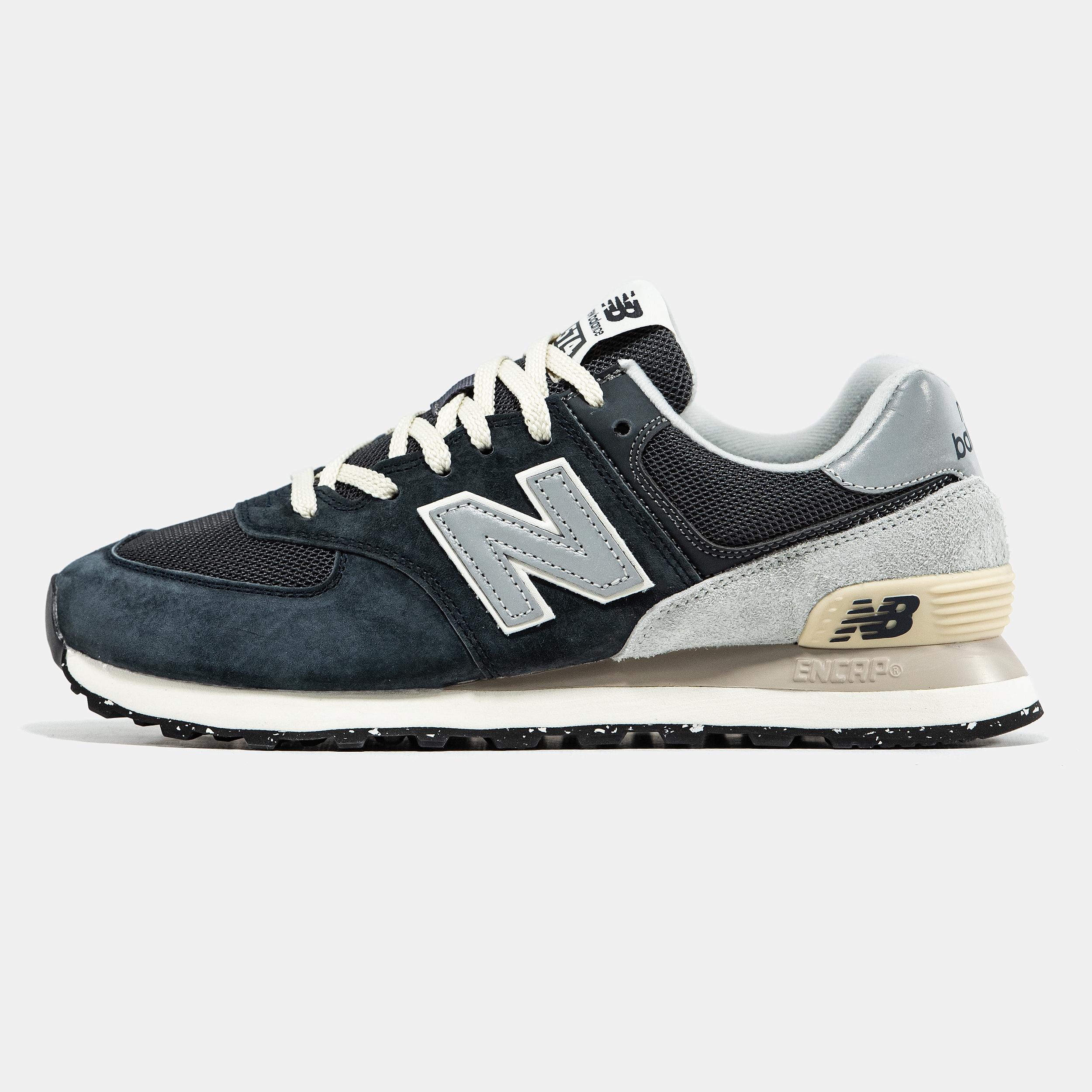 New Balance 574 Navy Black Grey