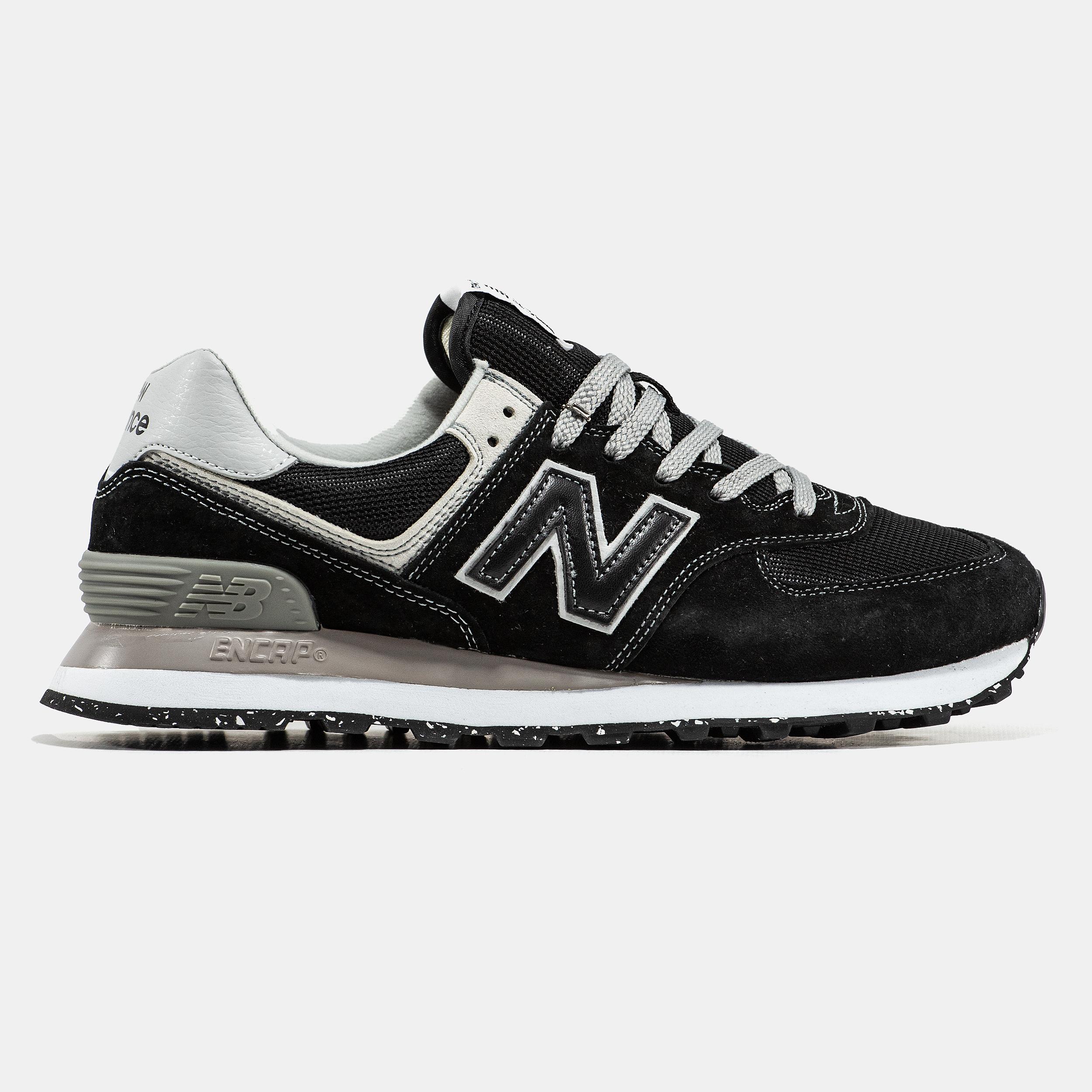 New Balance 574 Triple Contrast Black - изображение 4